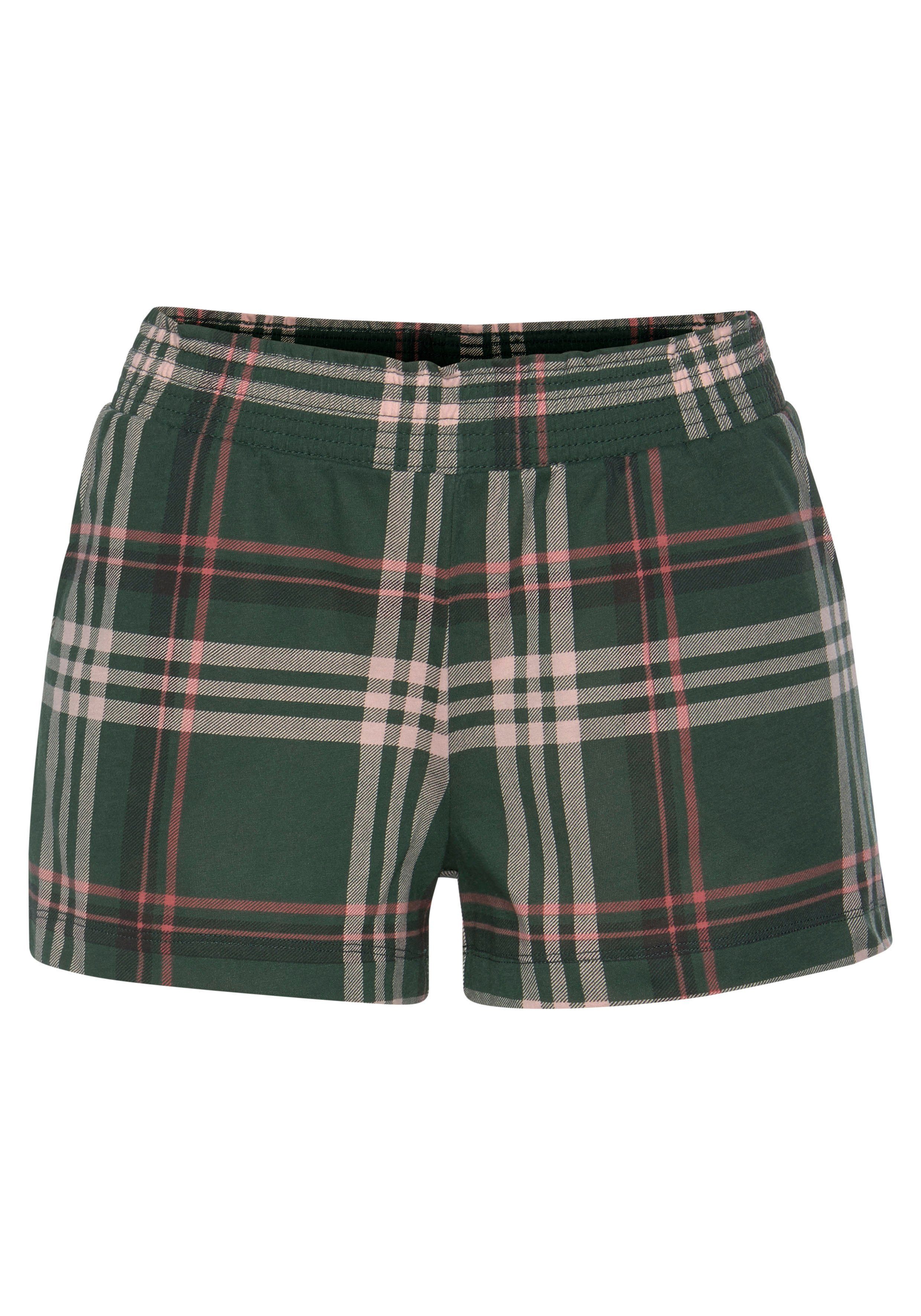 Vivance Dreams Shortama Elastische tailleband in smok-look (2-delig, 1 stuk)