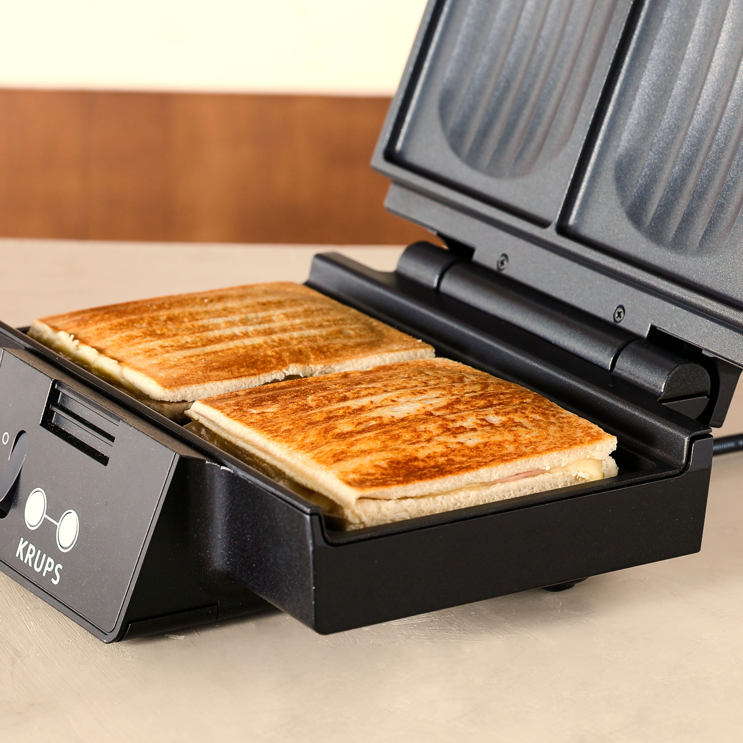 Krups Sandwichmaker FDK462 Iconic Muschelform