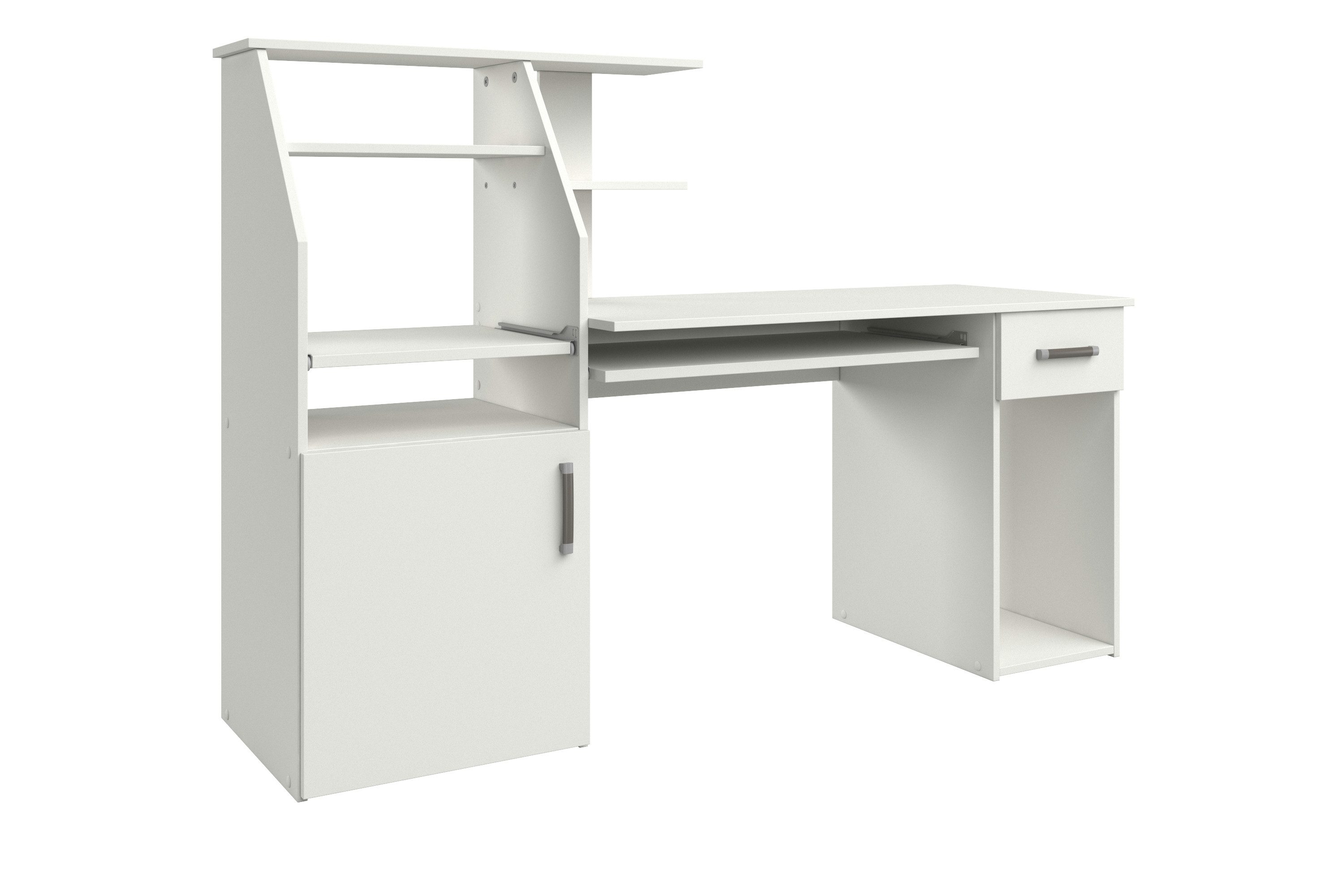 VOGL Möbelfabrik Bureau Don met uittrekplank voor het toetsenbord, made in germany