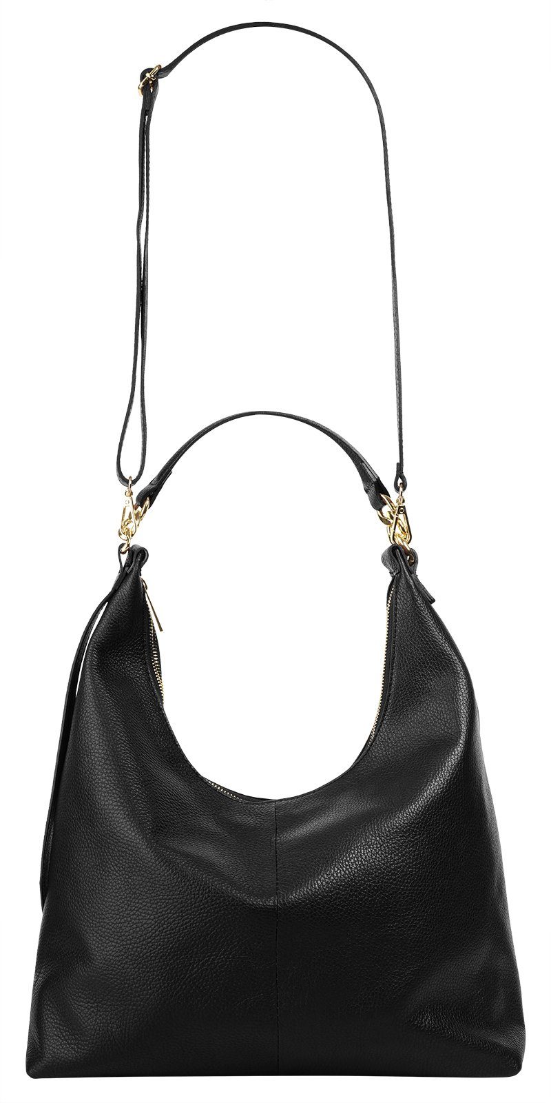 Samantha Look Shopper Made in Italy, Grote handtas met smartphonevak, schoudertas met draagriem