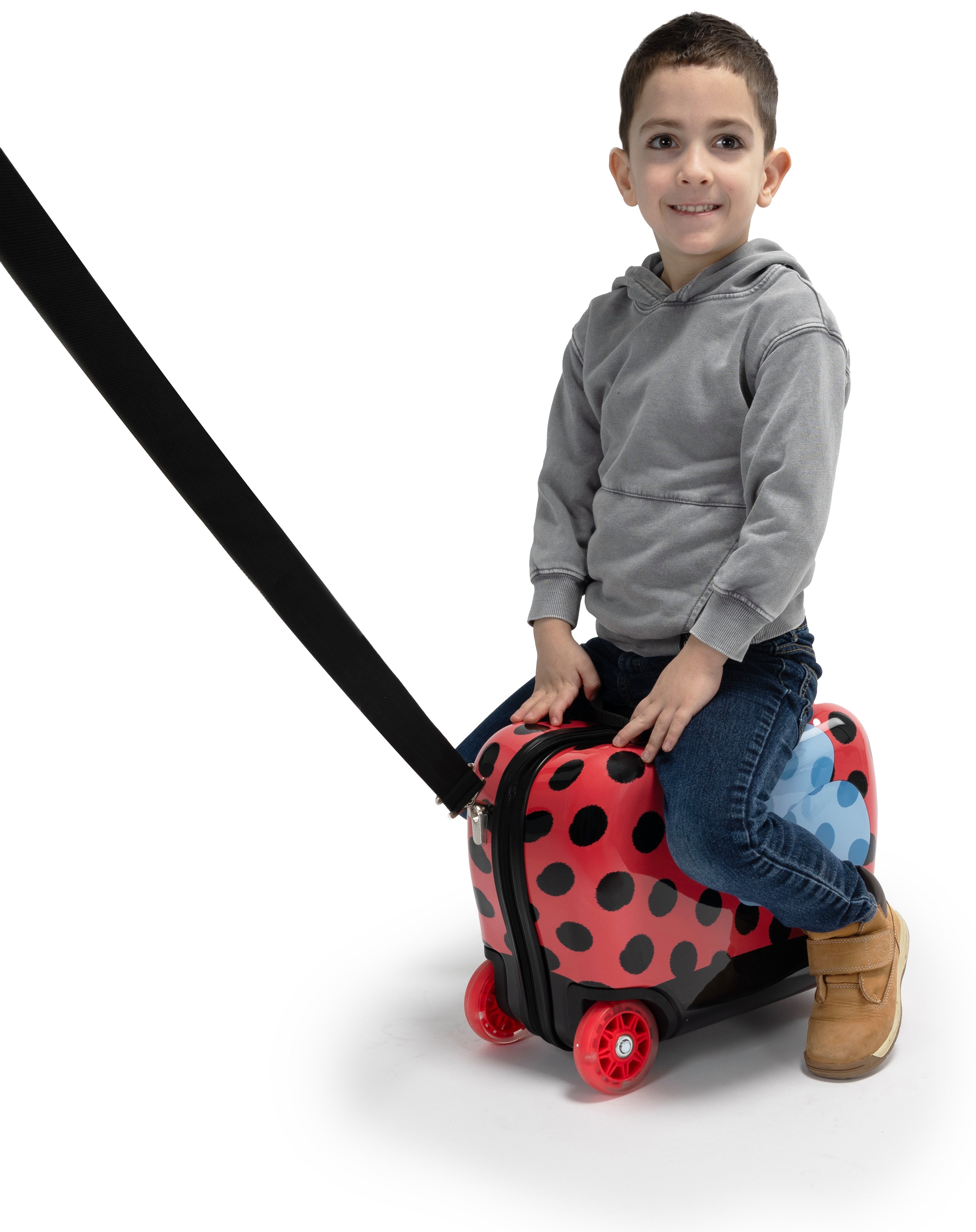 Heys Kinderkoffer Heys Kids Ride-On Luggage, 16 cm Heys x Joachim Llambi kinderbagage kindertrolley lieveheersbeestje