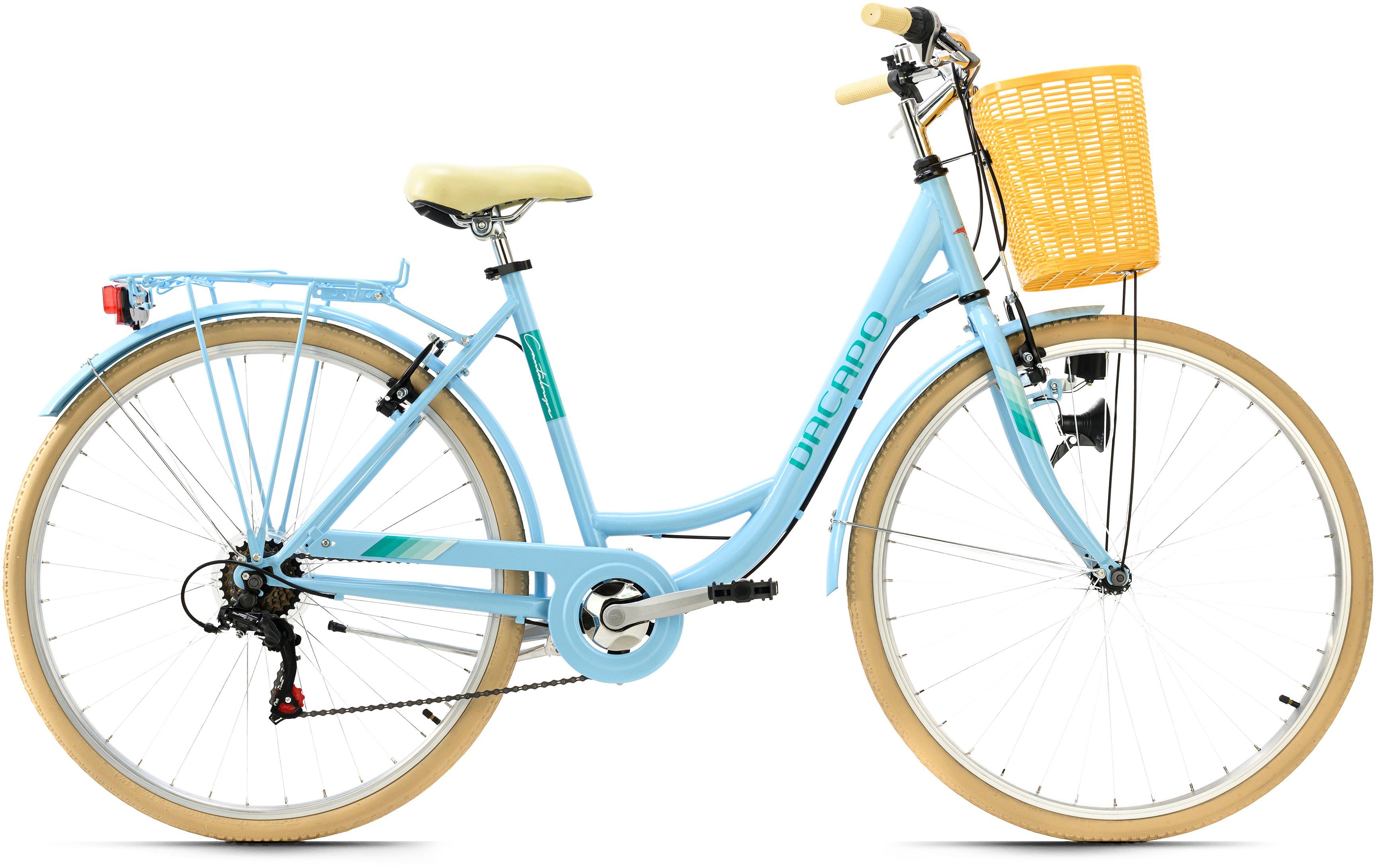 KS Cycling Citybike Cantaloupe voor dames, kettingversnelling