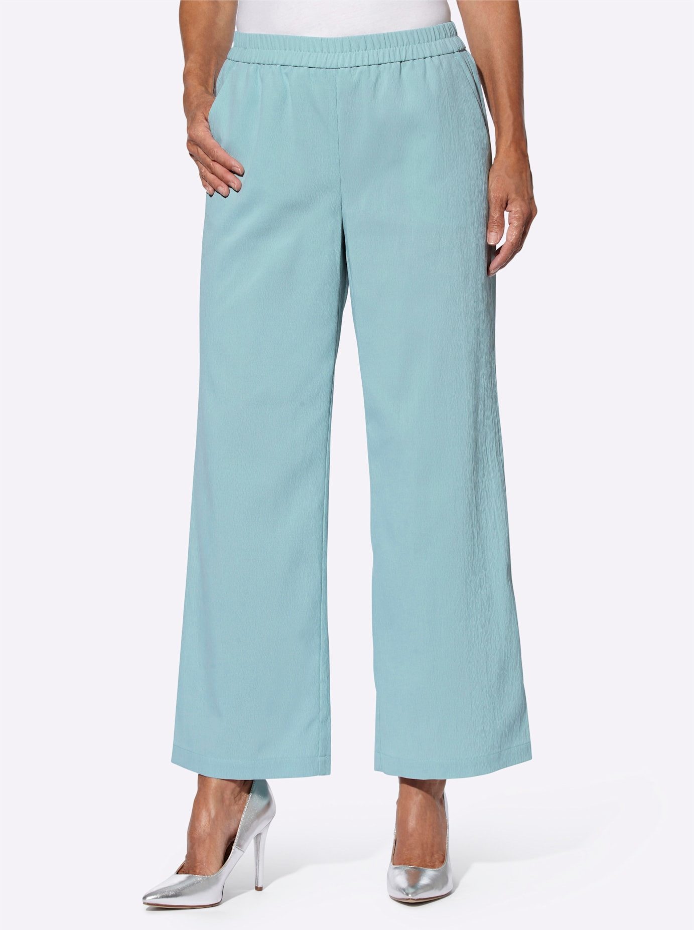 Lady Pantalon dames pantalons maat 54 blauw