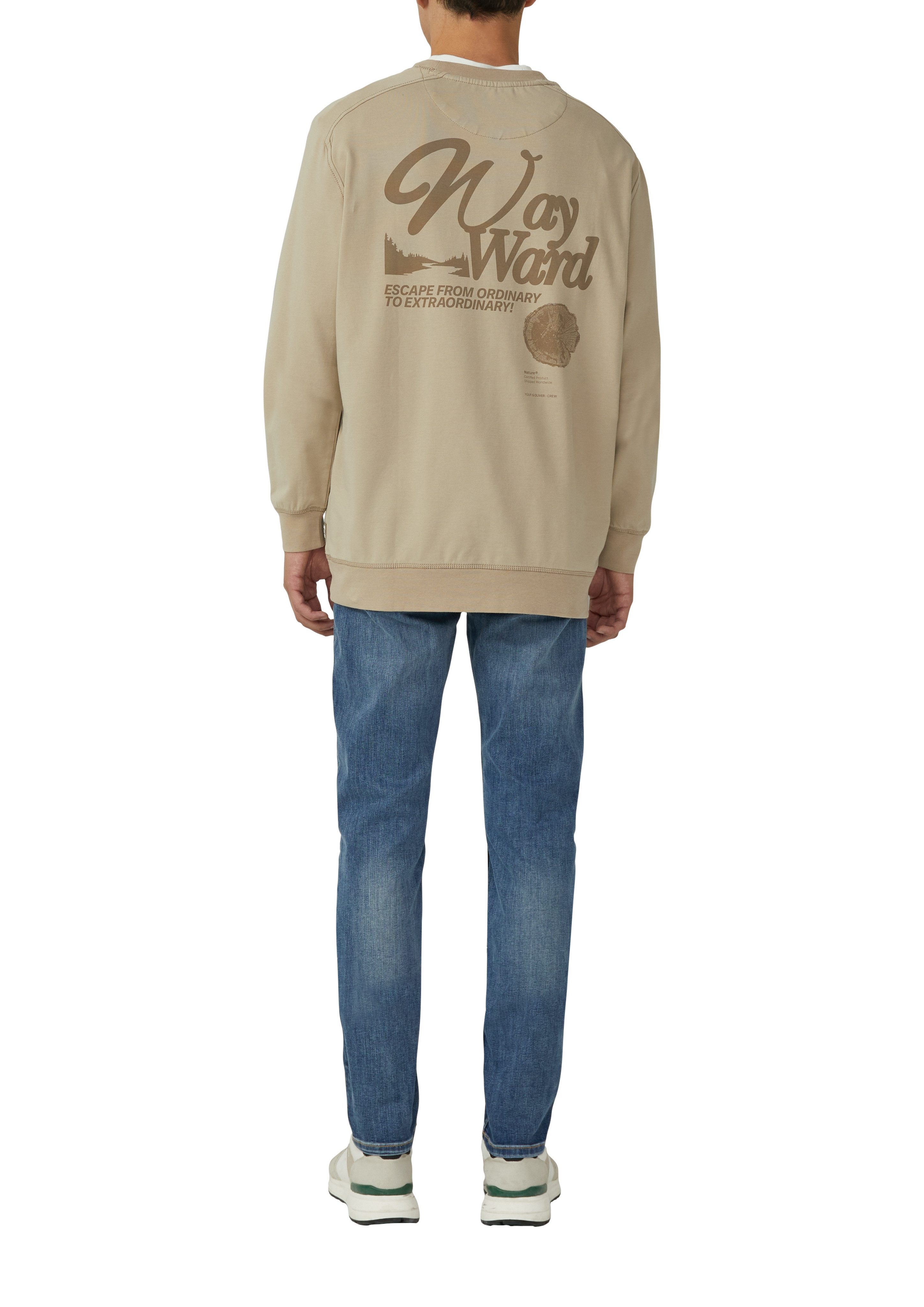 s.Oliver Sweatshirt met belettering