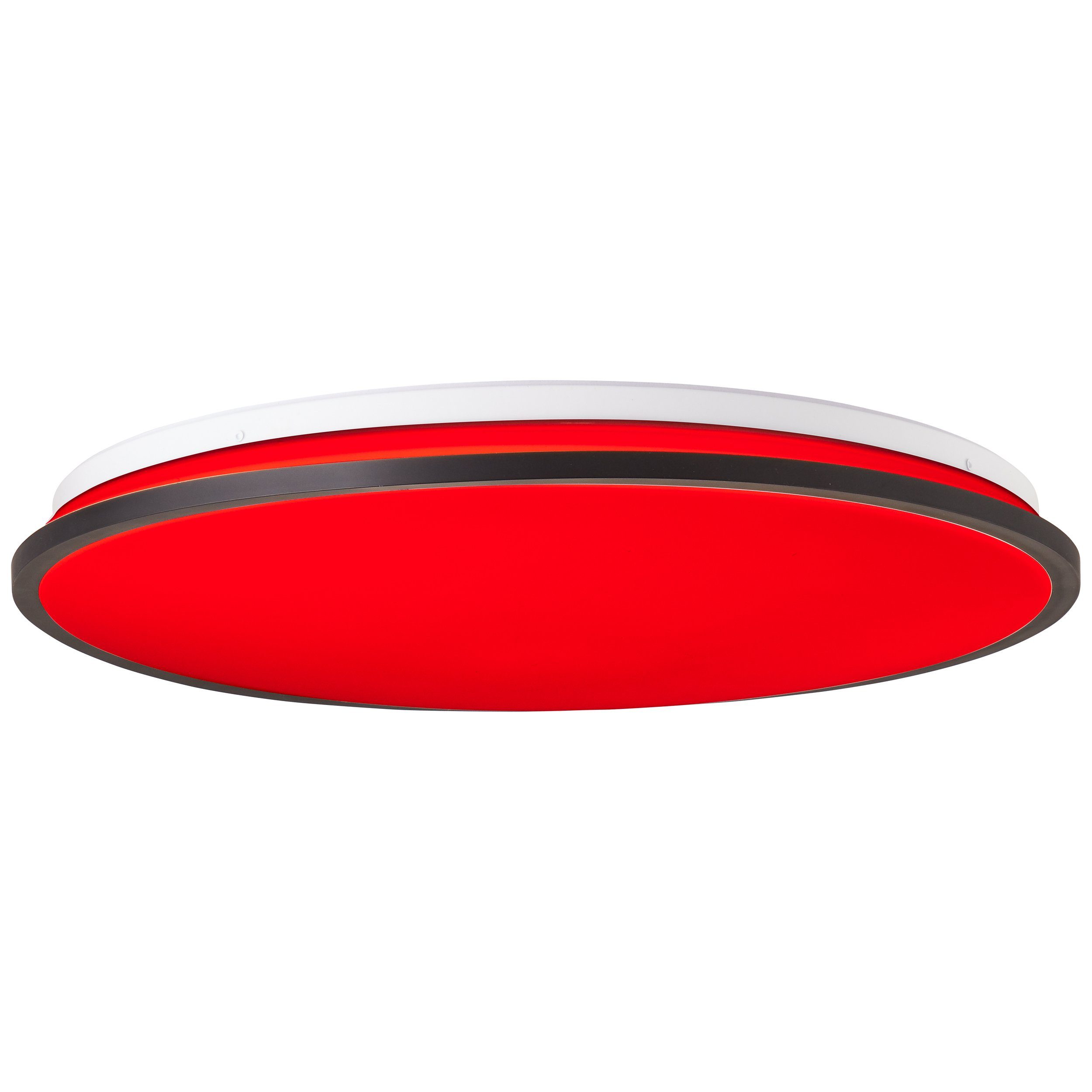 Brilliant Leuchten Led-plafondlamp Heida 3000 lm, ø 49 cm, metaal/kunststof, zwart