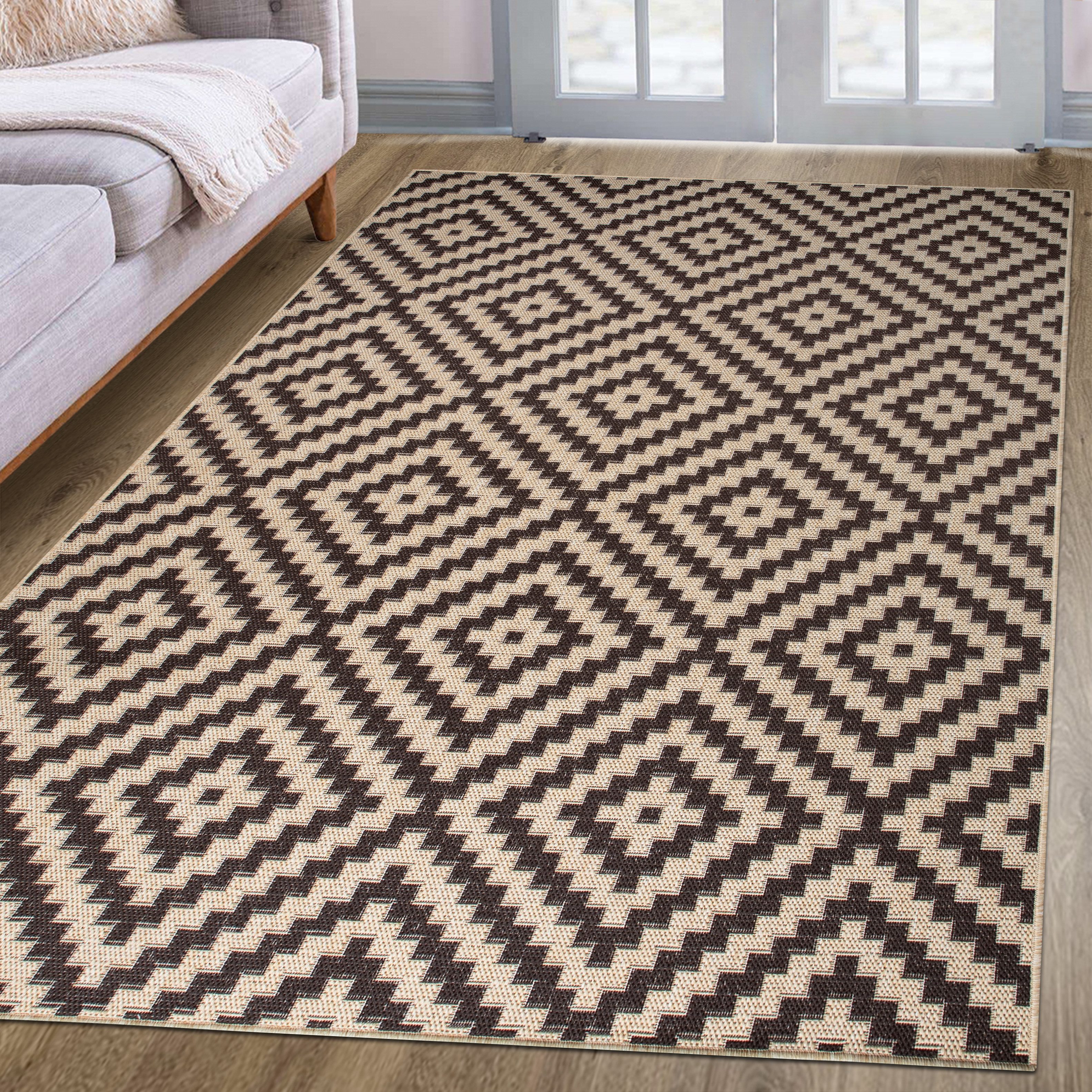 my home Vloerkleed Cordoba is ook als loper verkrijgbaar Geschikt voor binnen en buiten, sisal-look, weerbestendig & uv-bestendig, boho