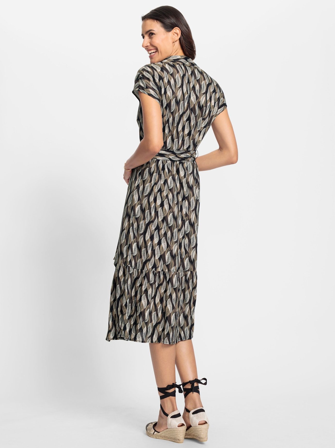 Classic Inspirationen Jurk met overhemdkraag Zomerjurk