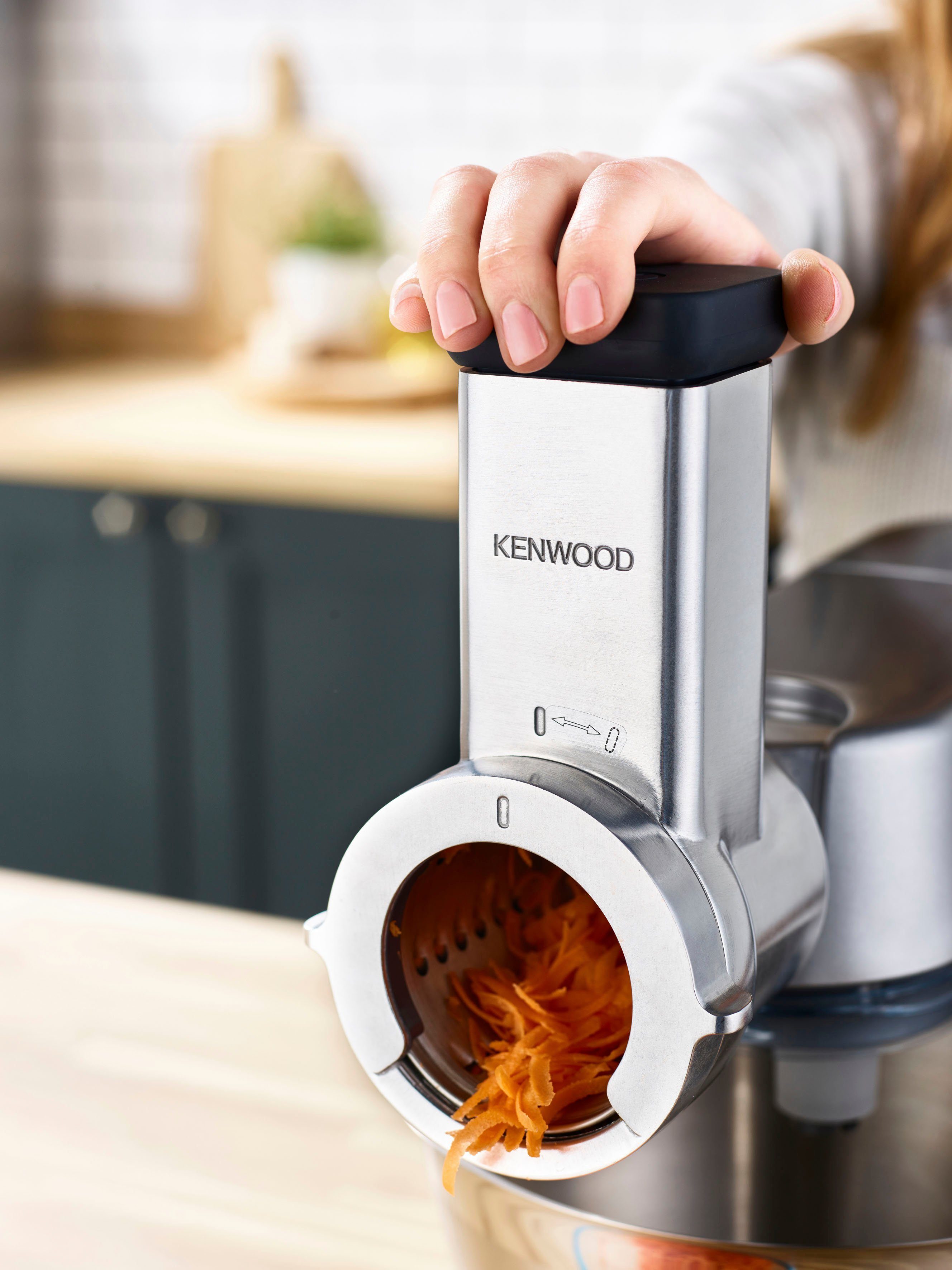 KENWOOD Lage-snelheidsrasp KAX643ME Slechts te gebruiken met de bijbehorende adapter (bestelnr. 701267)