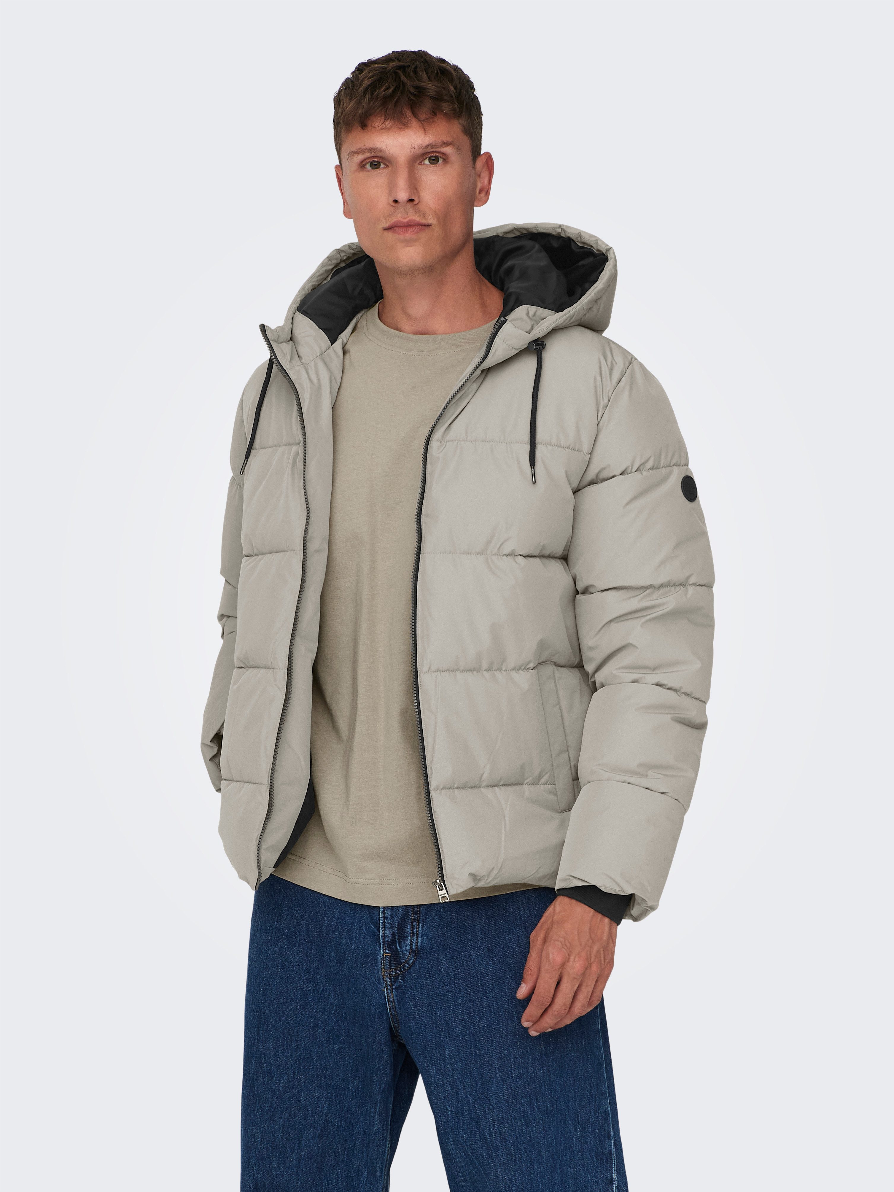 ONLY & SONS Gewatteerde jas ONSMARLON LIFE HOOD PUFFER JACKET OTW VD