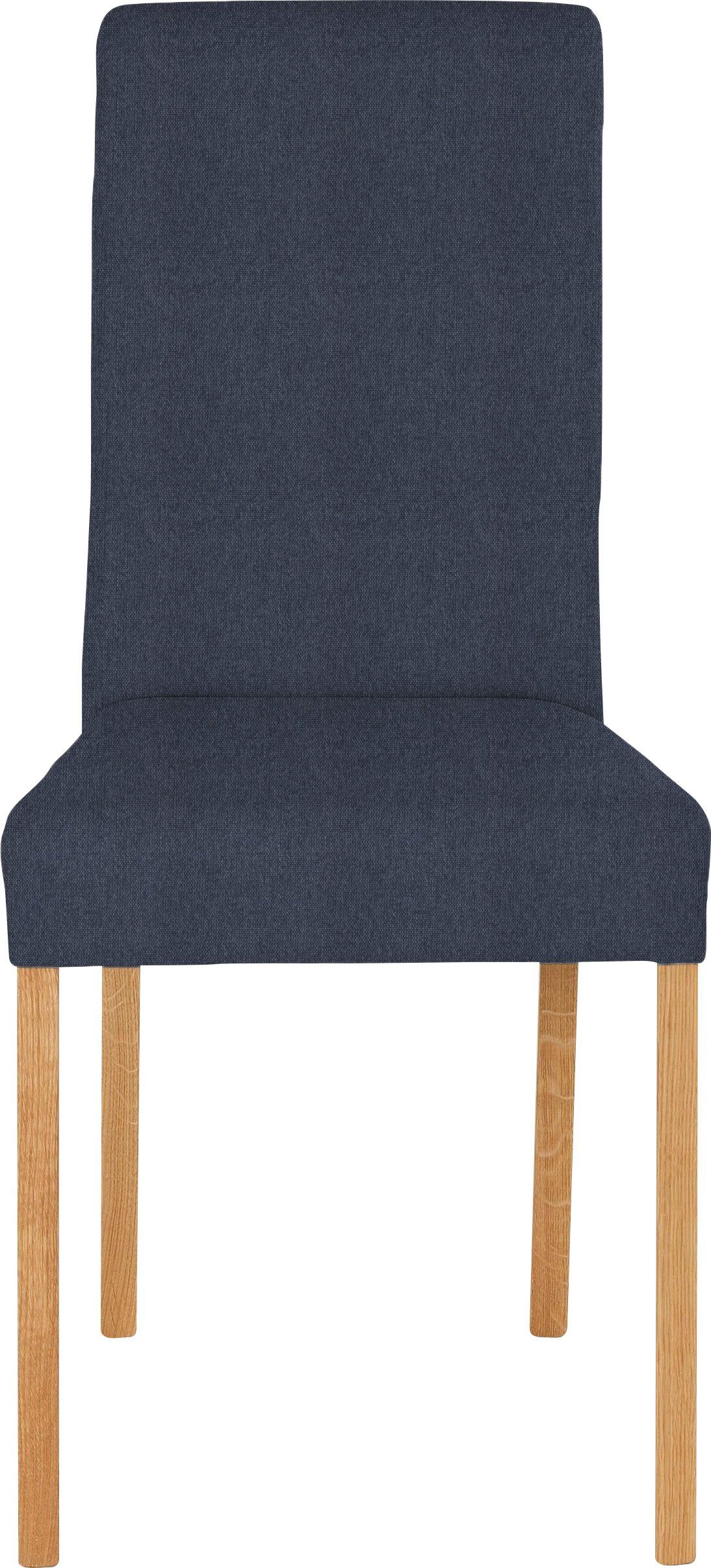 Home affaire Stoel met 4 poten Bologna Frame van massief hout (set)