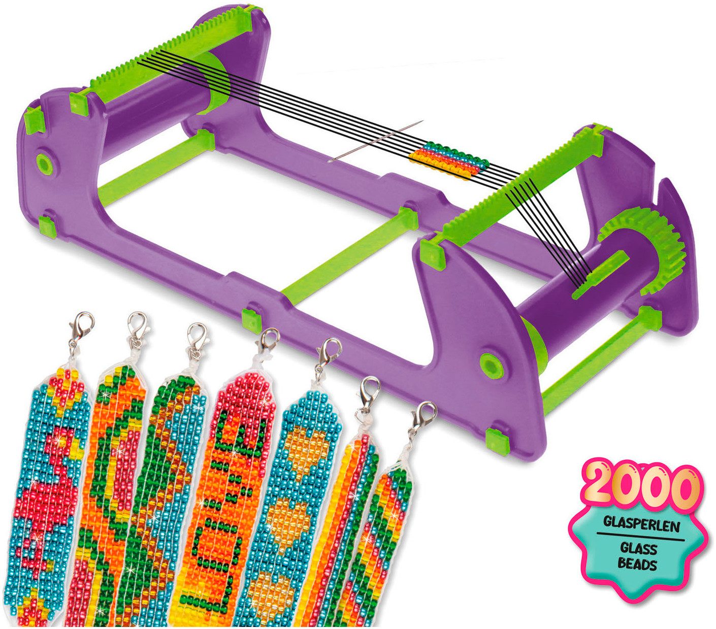 Lena® Knutselset Rocailles Perlenwebrahmen