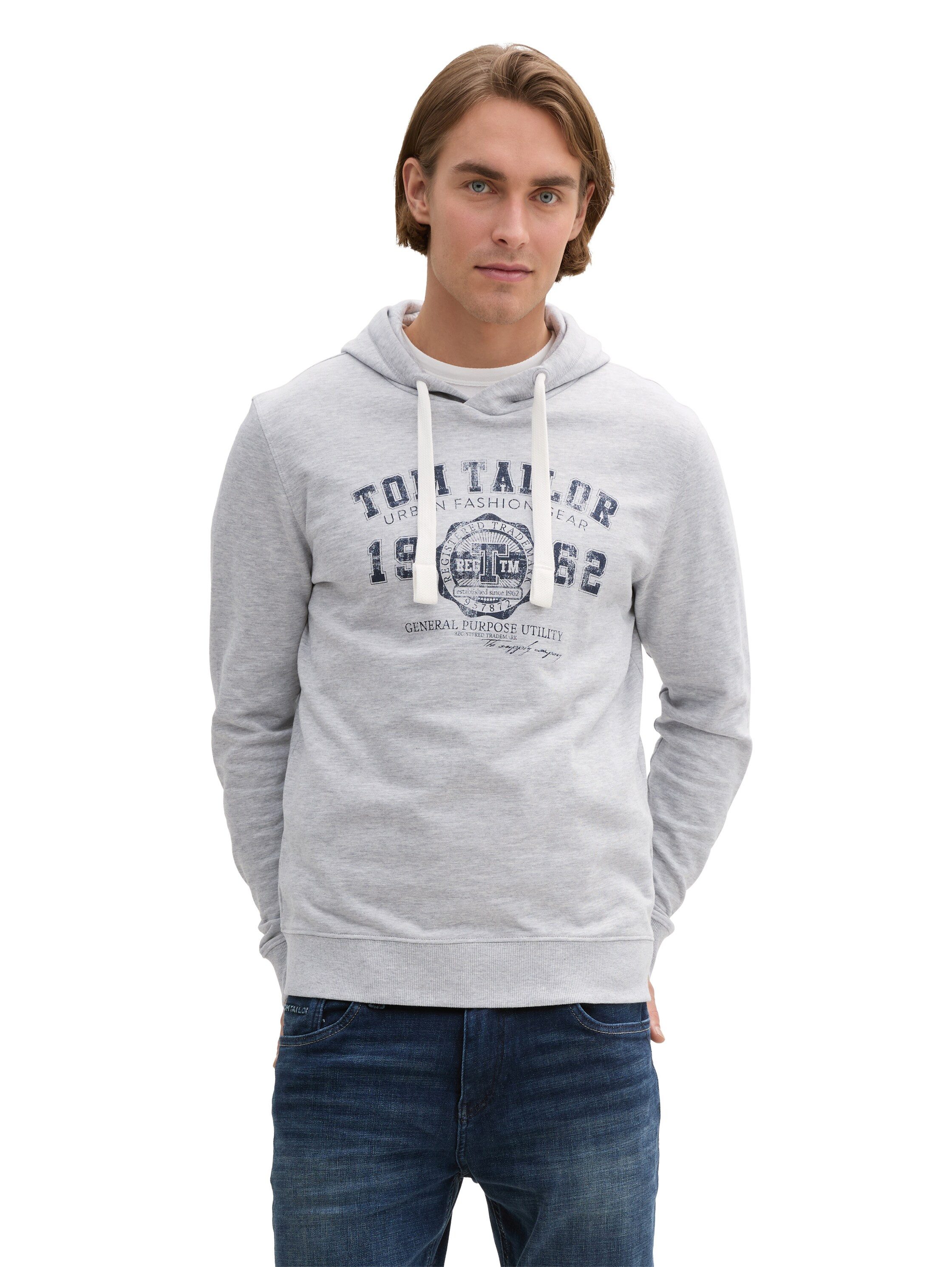 Tom Tailor Hoodie met logoprint