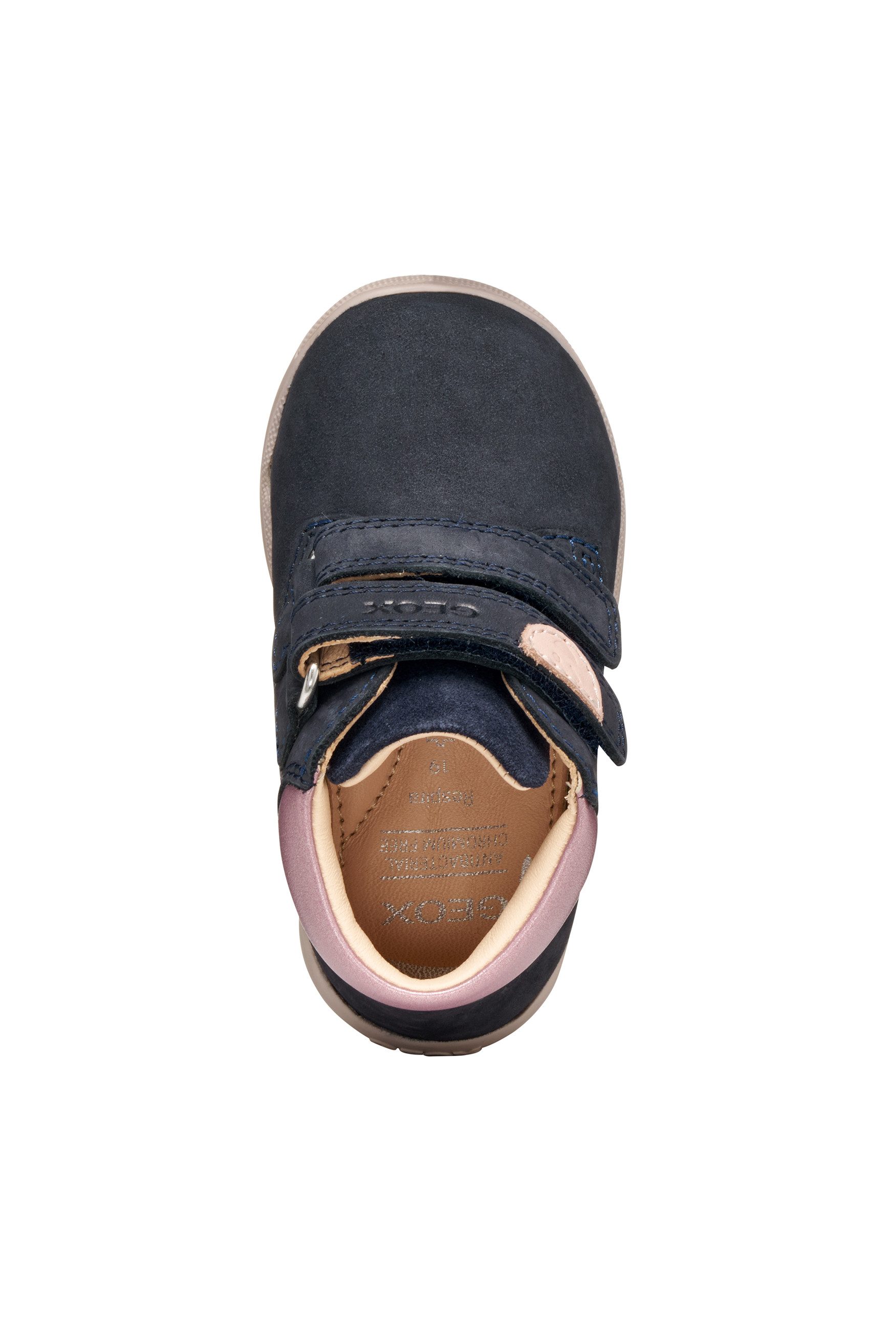 Geox Babyschoentjes B MACCHIA GIRL Babyschoen met klittenbandsluiting, maat sjabloon te downloaden
