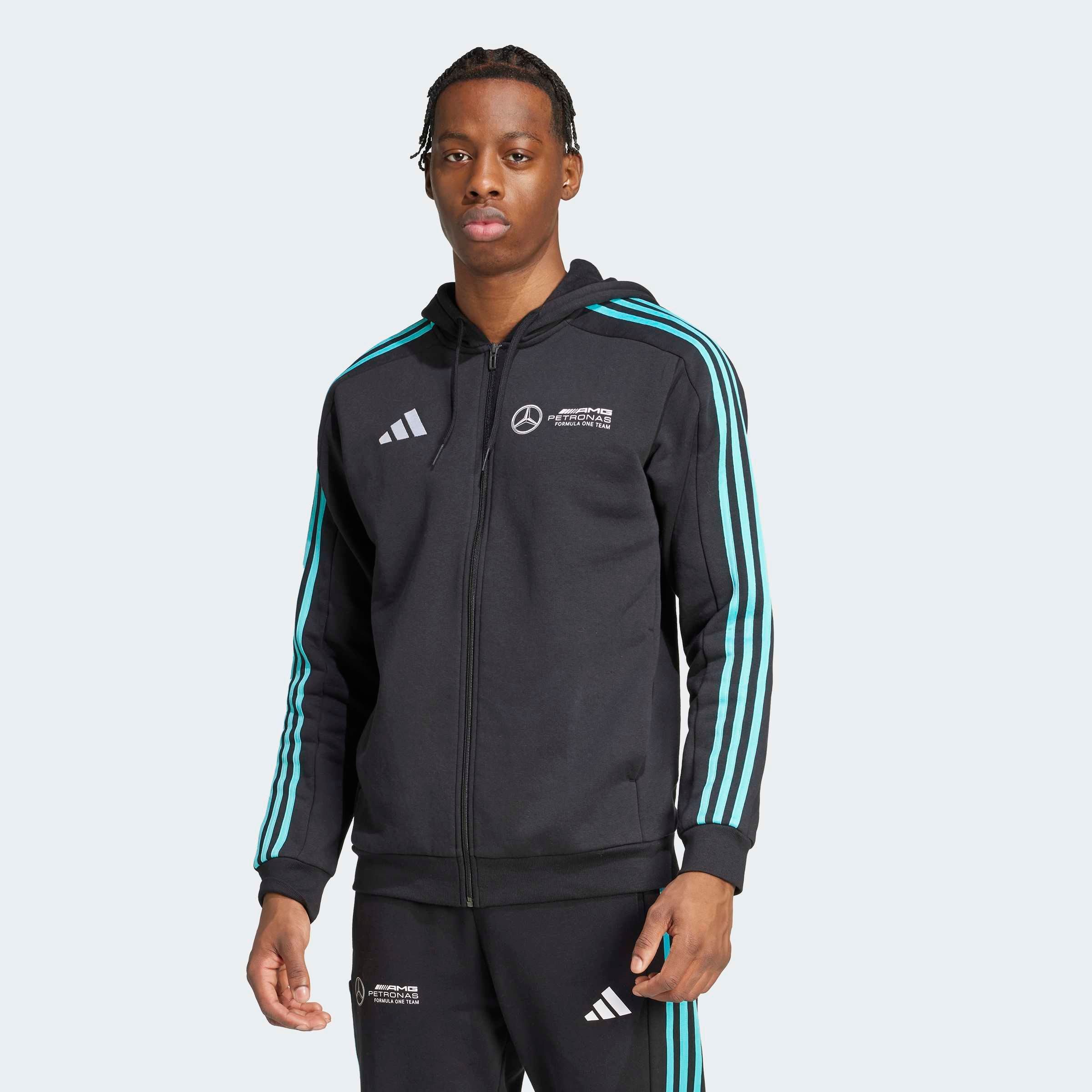 adidas Performance Hoodie MER DNA FZ HD M Mercedes AMG mannen motorsport