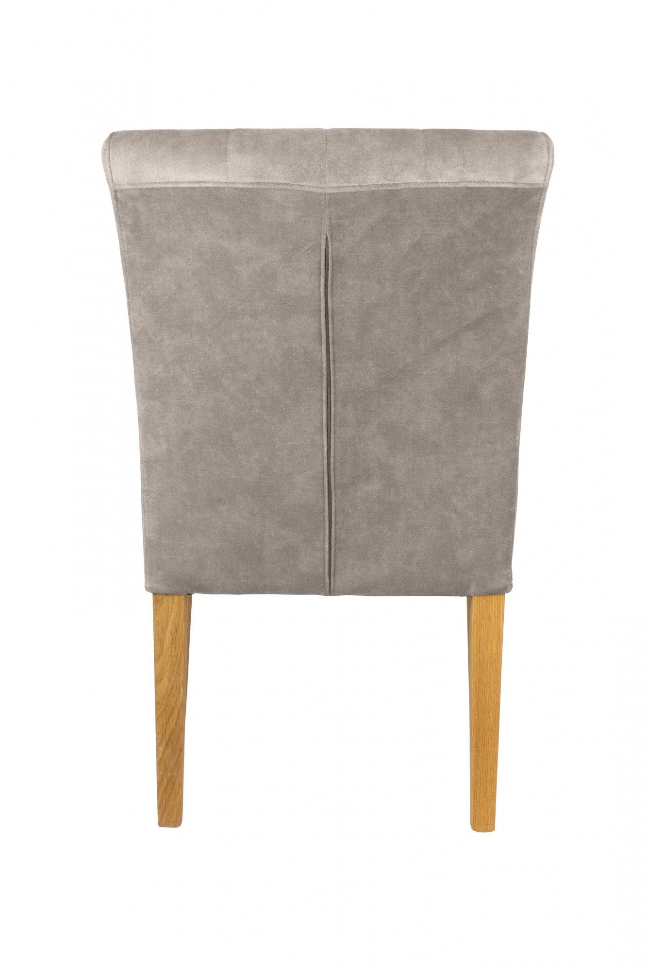 Home affaire Stoel met armleuningen Cortega eetkamerstoel met knoopverwerking Pootframe massief hout, comfortabel gepolsterd (1 stuk)