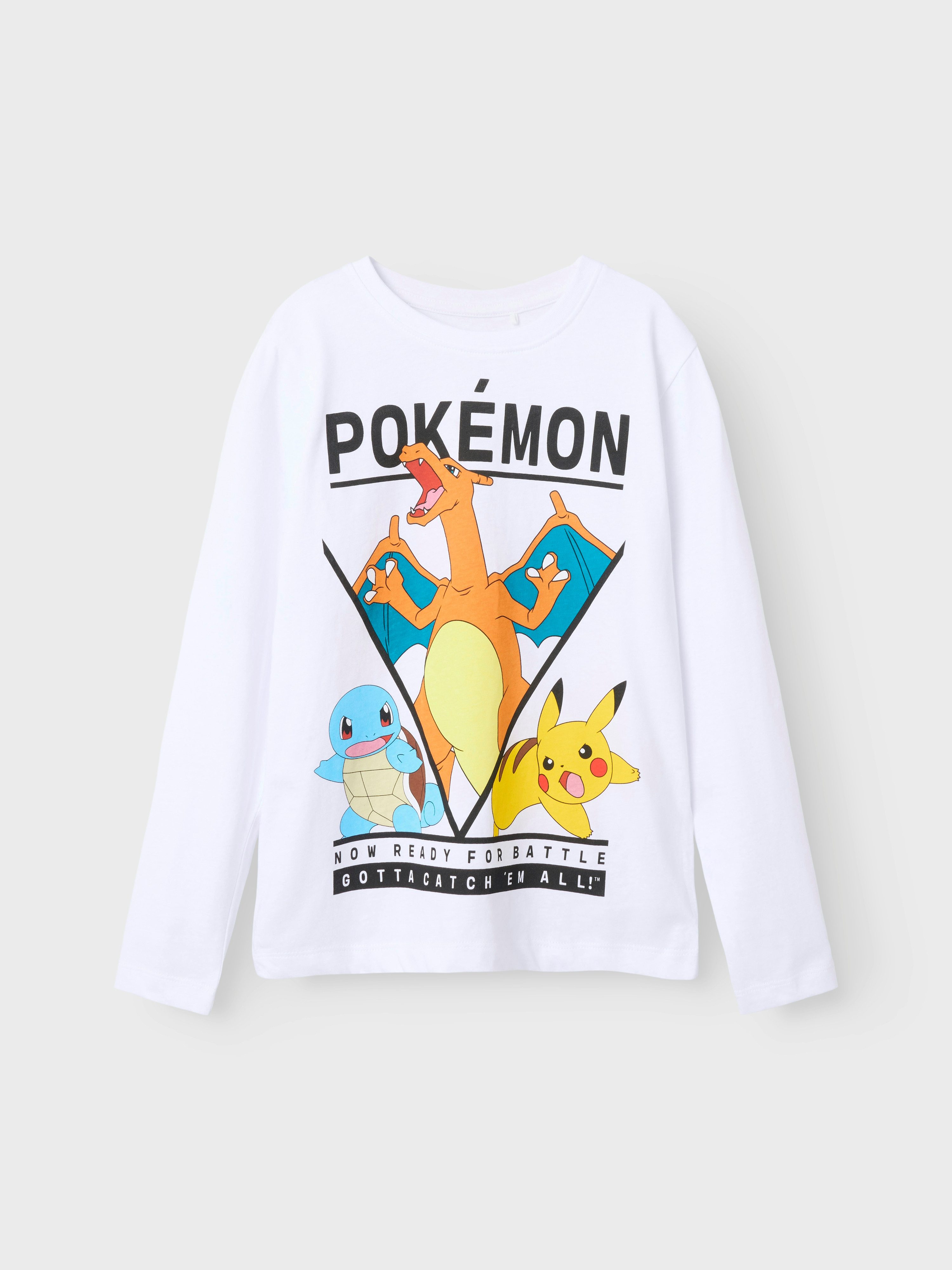 Name It Shirt met lange mouwen NKMAST POKEMON LS NREG TOP BOX NOOS SKY