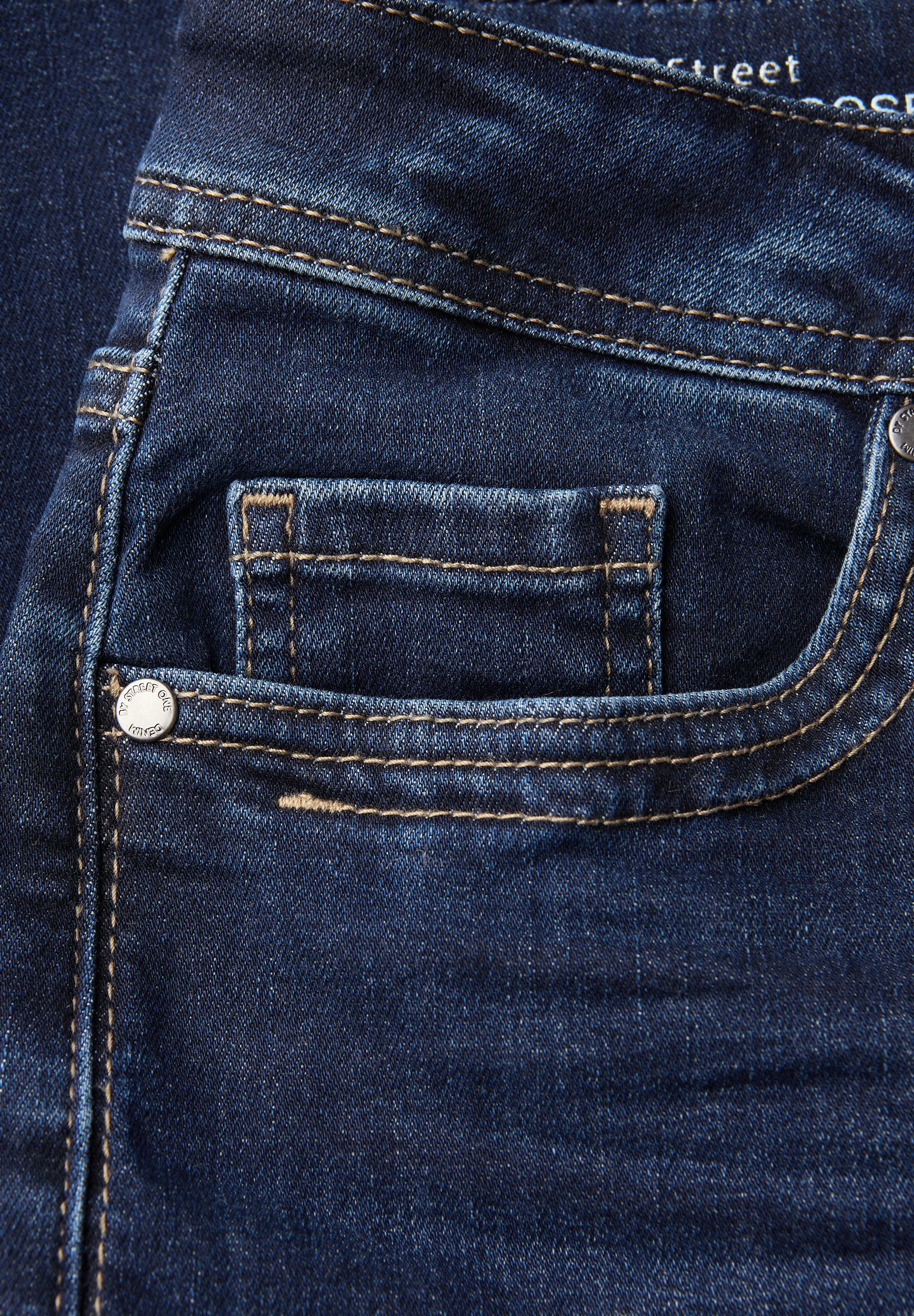 STREET ONE Wijde jeans Style Denim Wide Leg in 5-pocket-stijl en met stretch