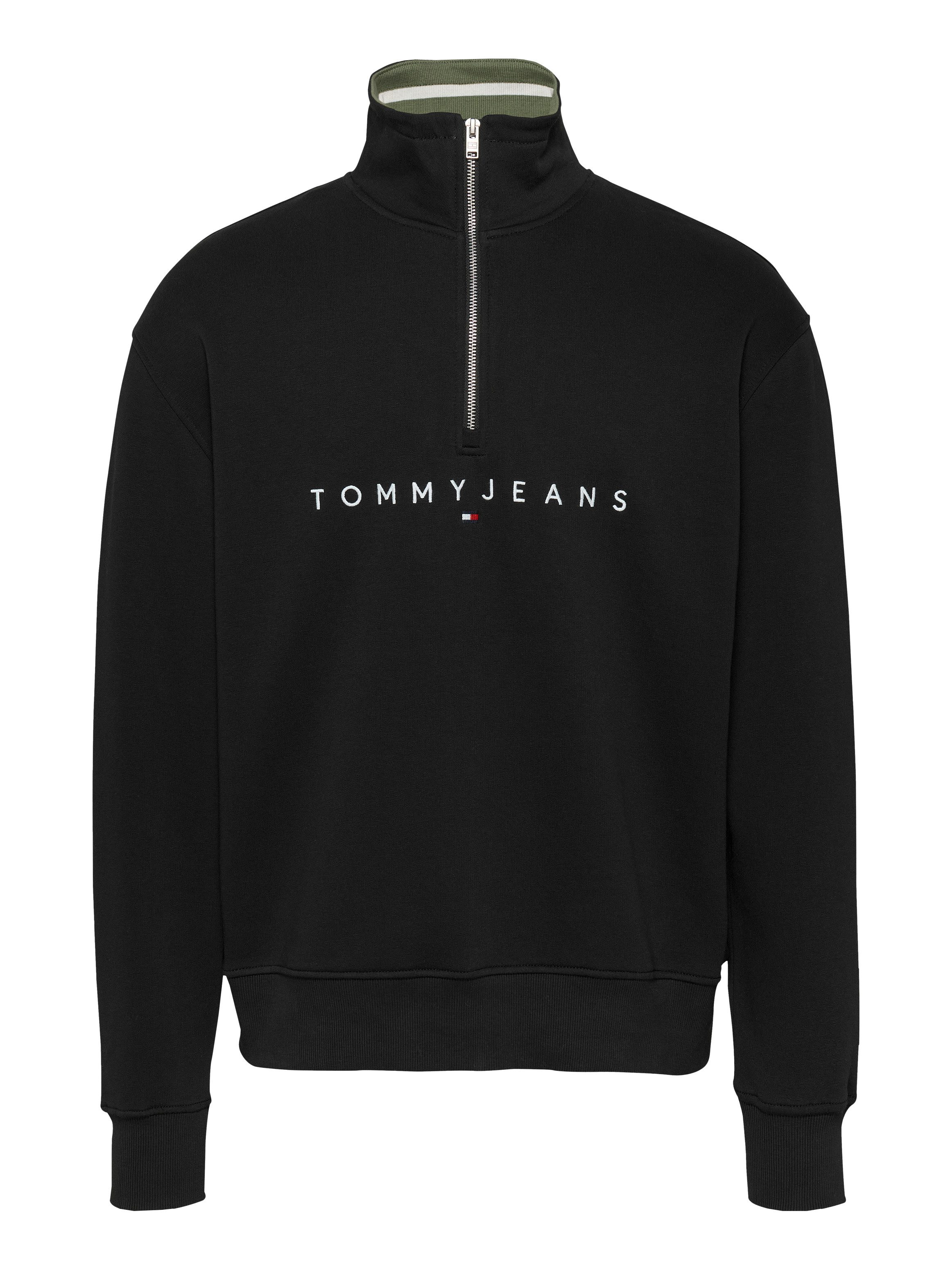 TOMMY JEANS Sweatshirt TJM RLX LINEAR 1/4 ZIP