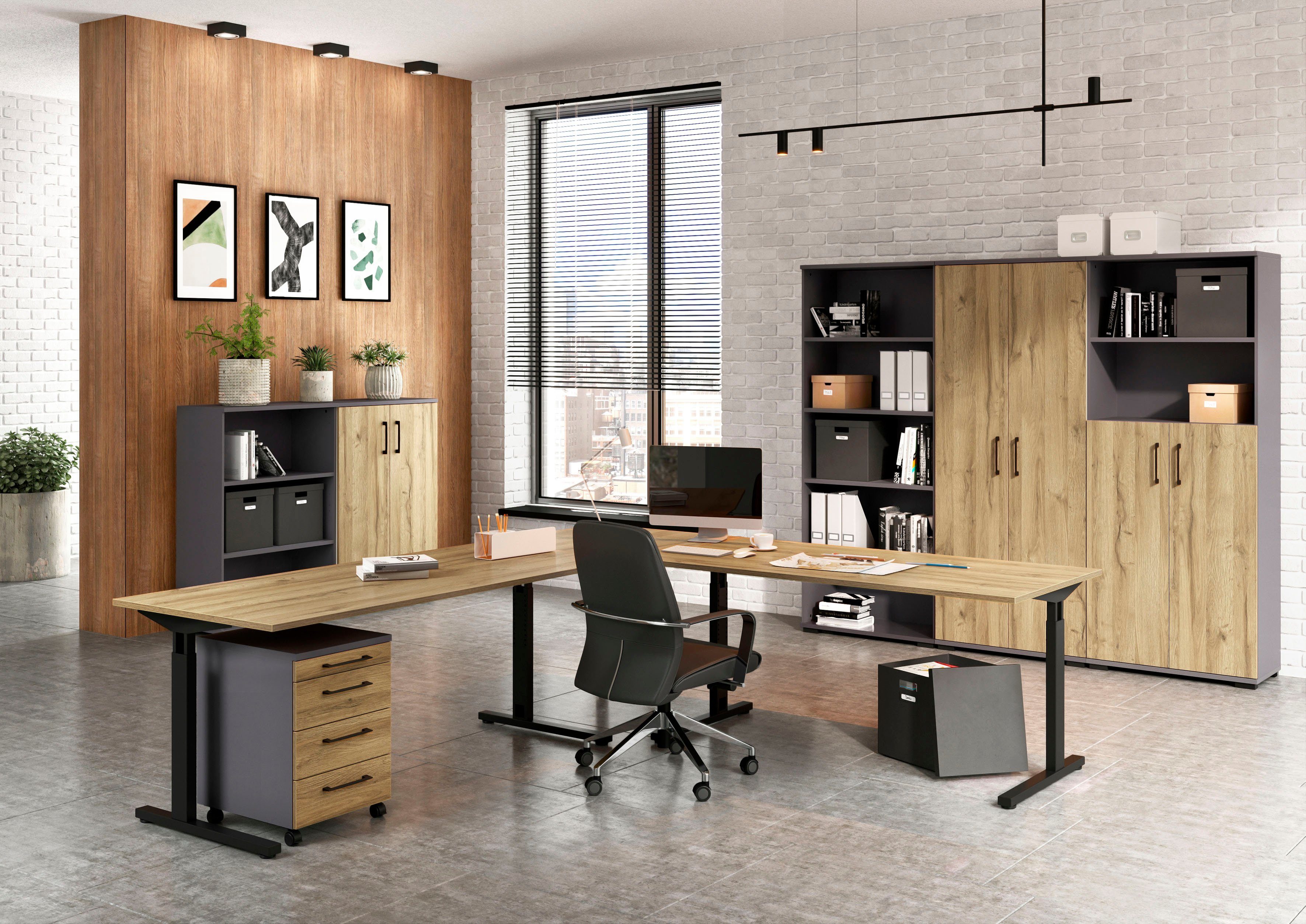GERMANIA Ordnerrek GW-Profi 3.0 archiefkast met abs-randen, in 3 of 5 ordnerhoogten, made in germany