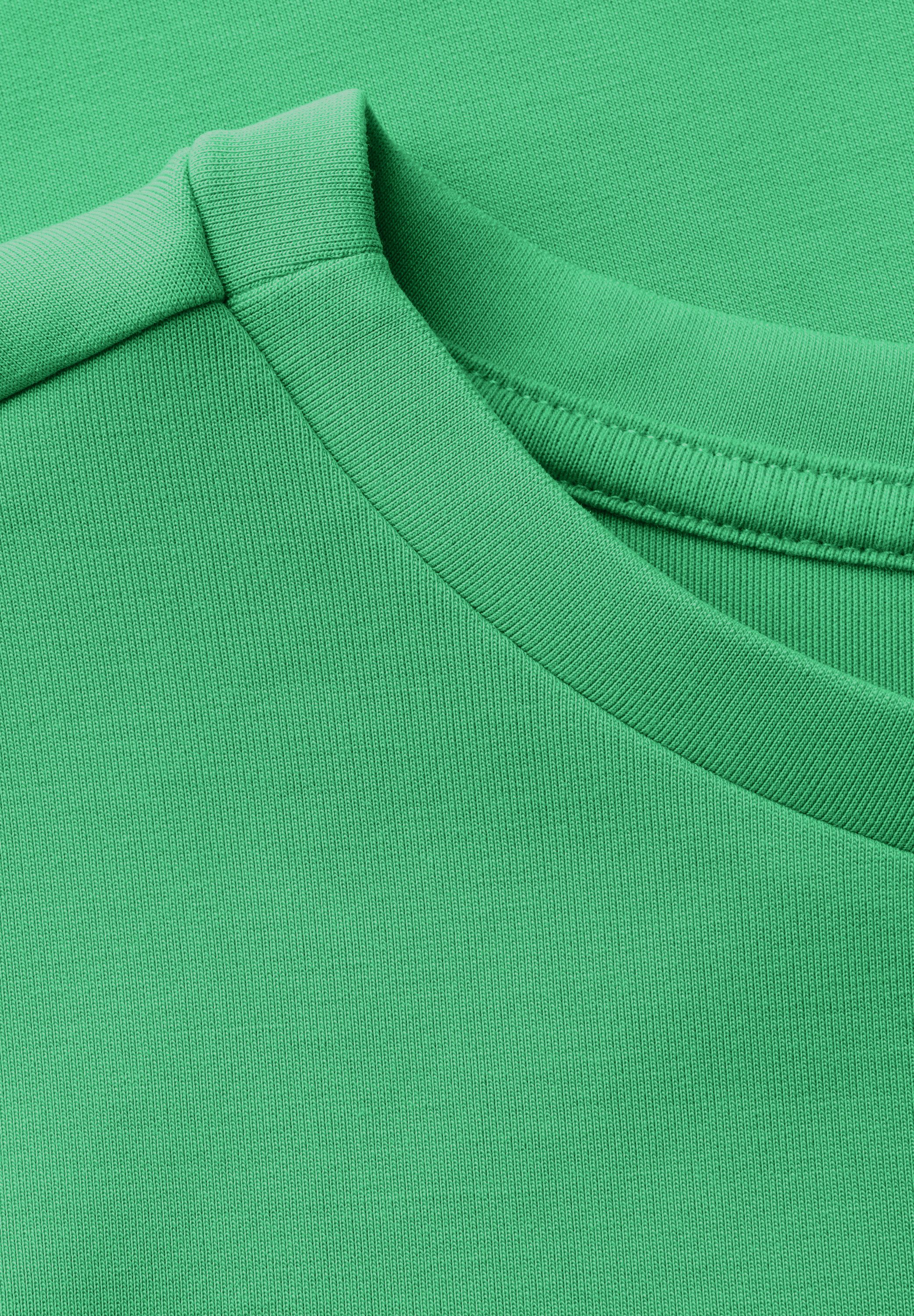 STREET ONE Sweater met 3/4-mouwen met elastische manchetten