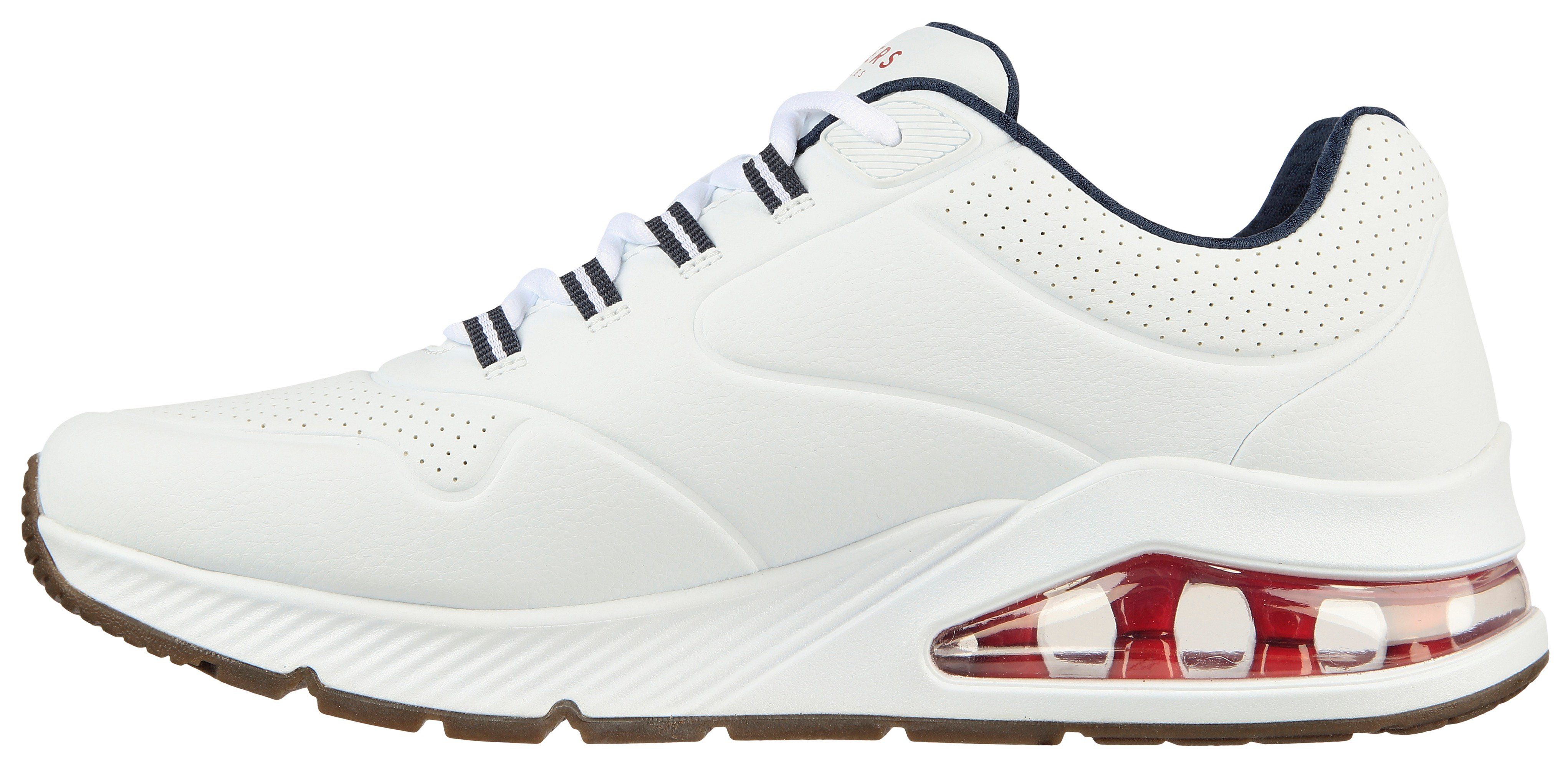 Skechers Sneakers UNO 2 in monochrome look, vrijetijdsschoen, lage schoen, veterschoen