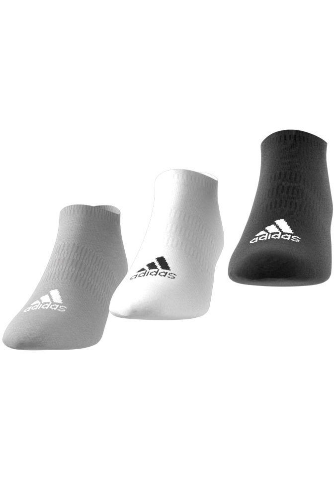 adidas Performance Functionele sokken THIN AND LIGHT NOSHOW SOCKS, 3 PAAR (3 paar)