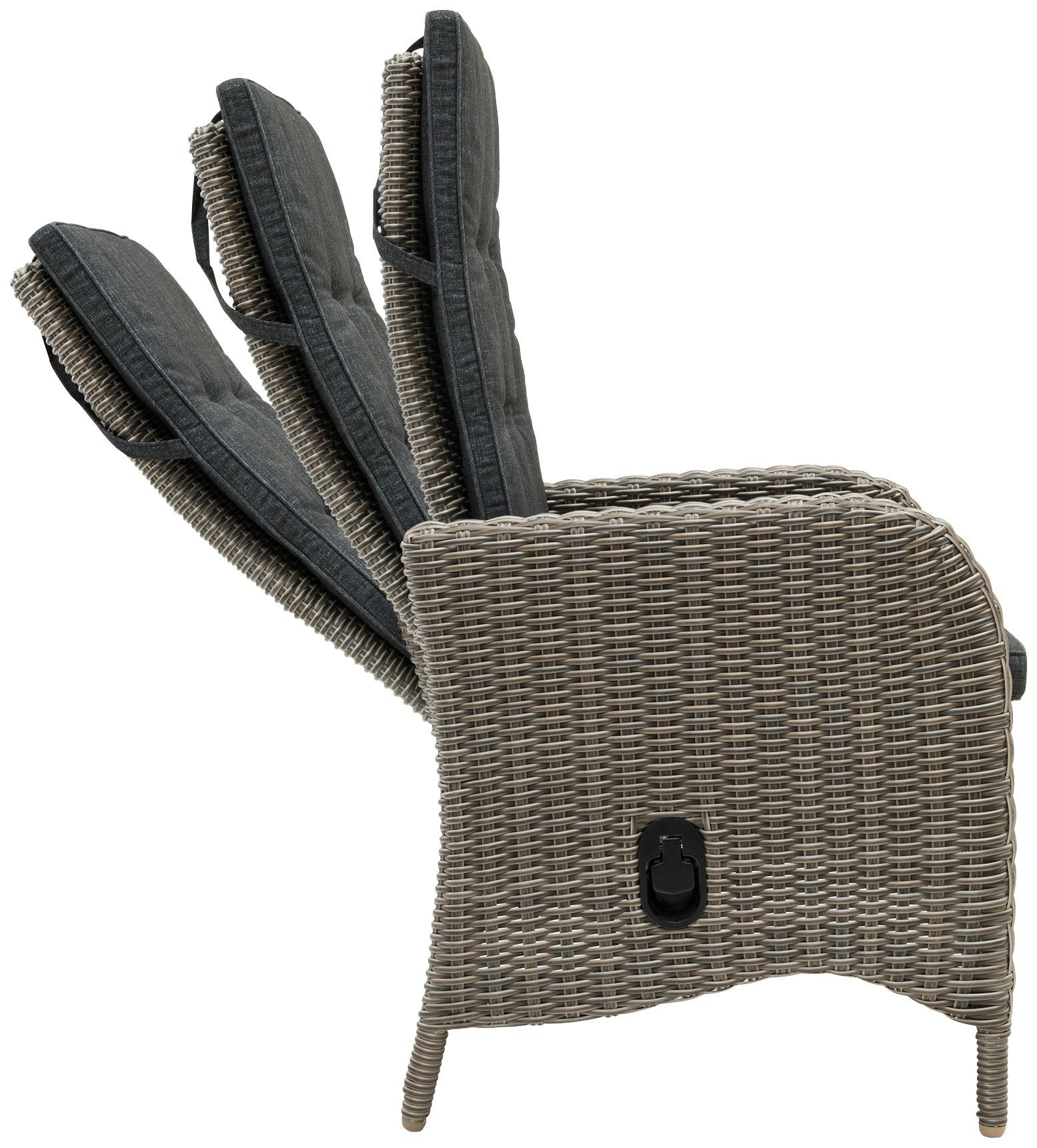 Destiny Tuin-eethoek Palma Luna Aluminium, polyrotan (set, 9-delig)