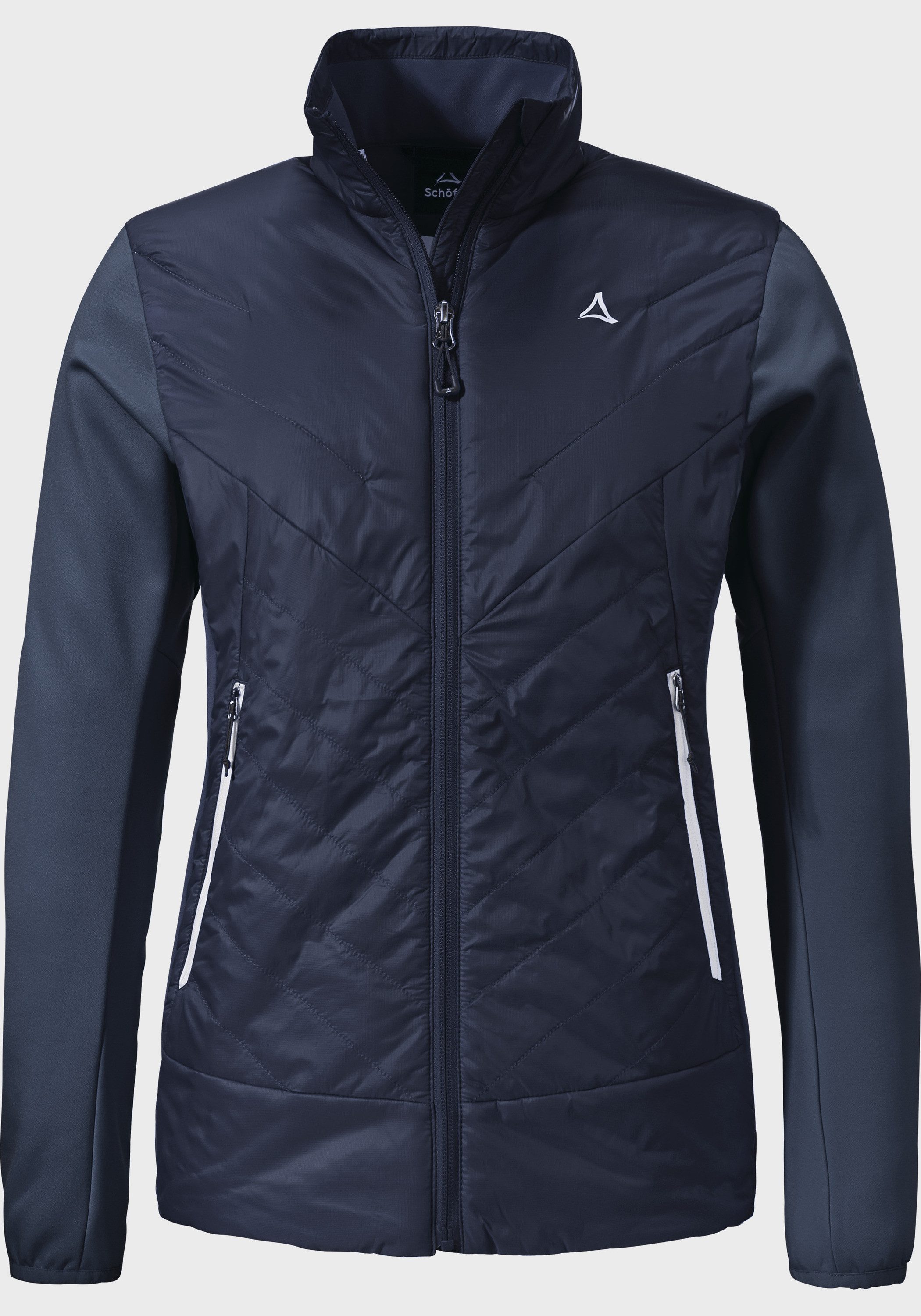 Schöffel Fleecejack Hiking Hybrid Jk Style Cascata WMS dames fleece vesten maat 38 blauw