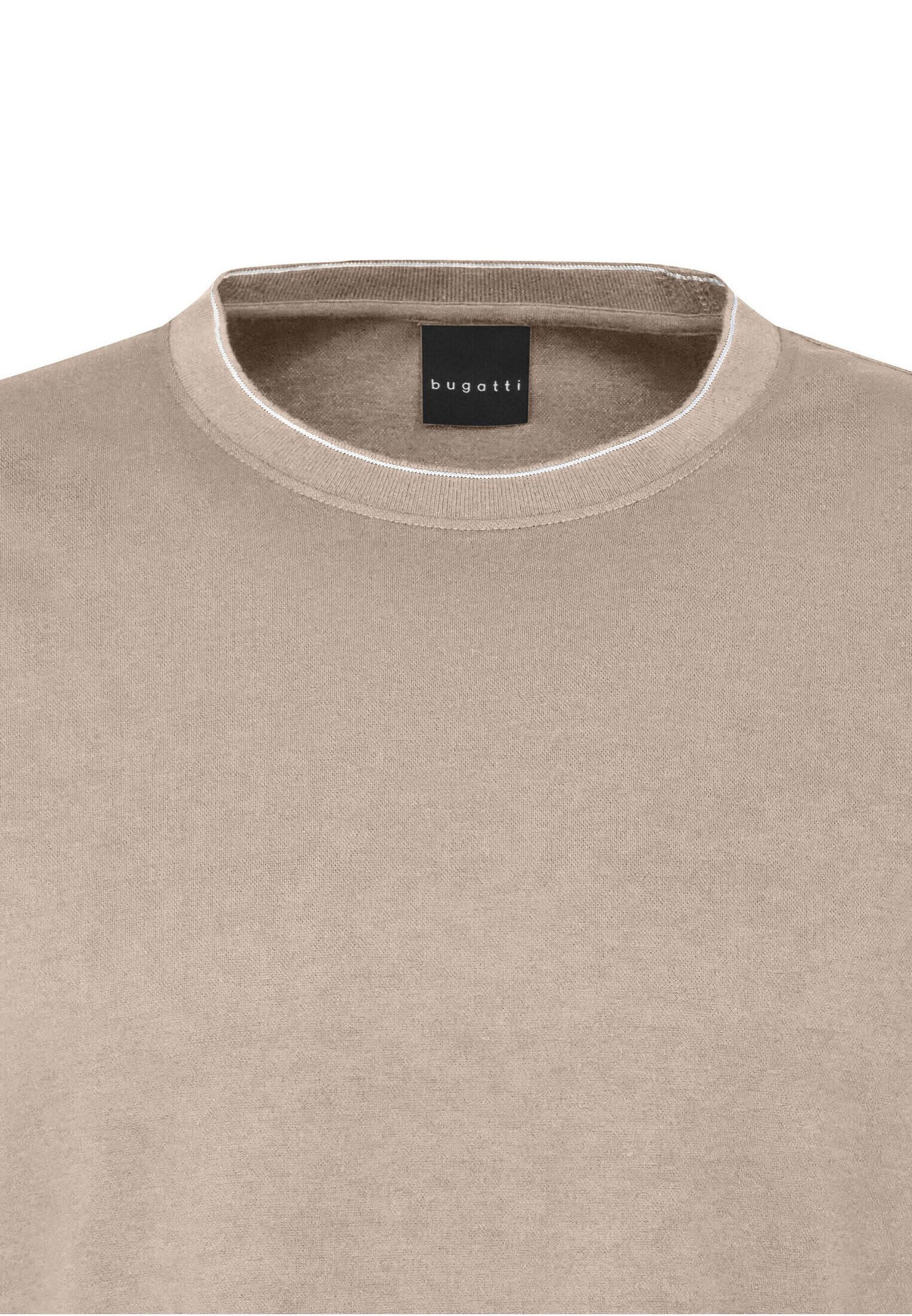 Bugatti T-shirt van katoenmix