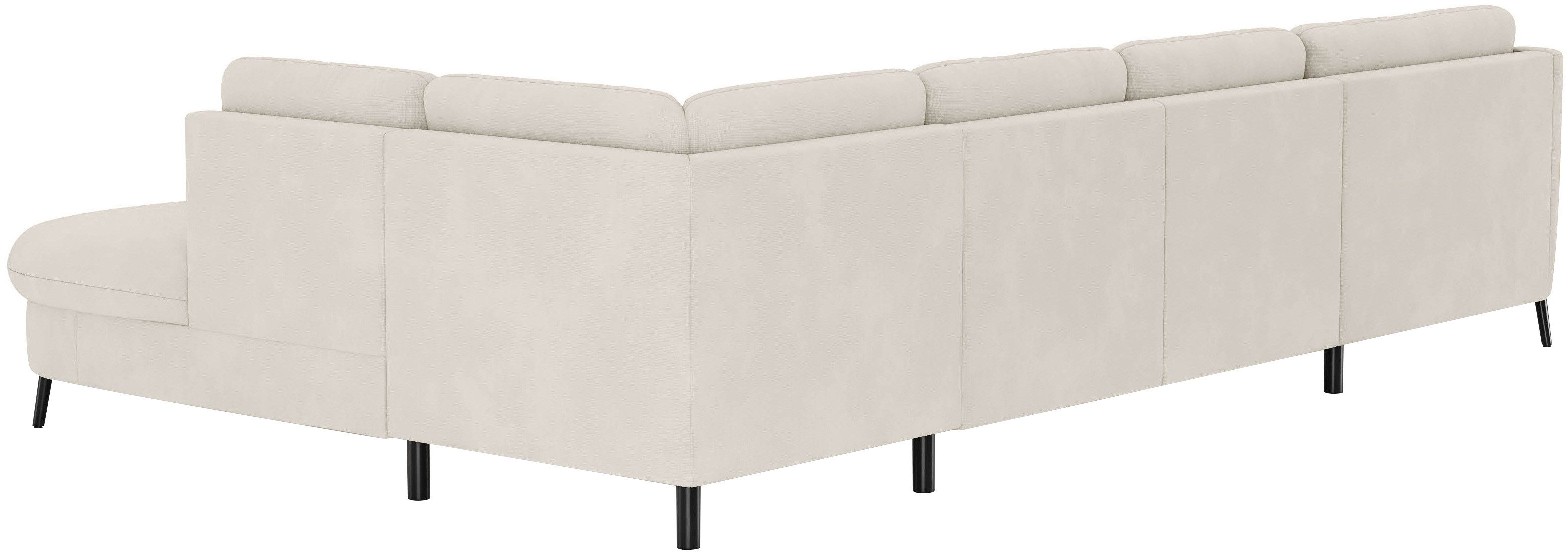sit&more Zithoek Soul U-model optioneel met bed en bedlade