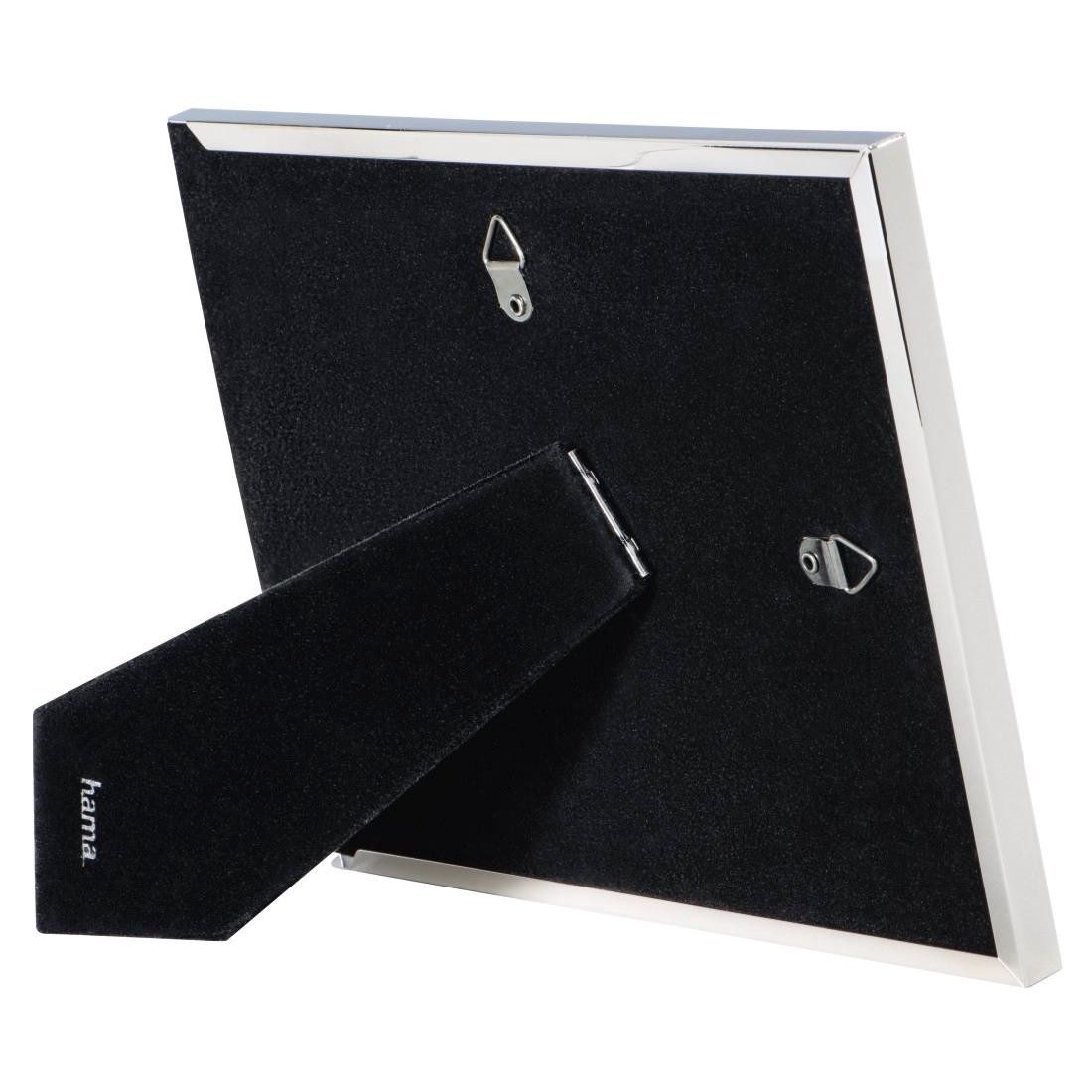 Hama Fotolijstje Fotolijst 13 x 18 cm voor 1 foto, om op te hangen en te plaatsen, zilver (1 stuk)