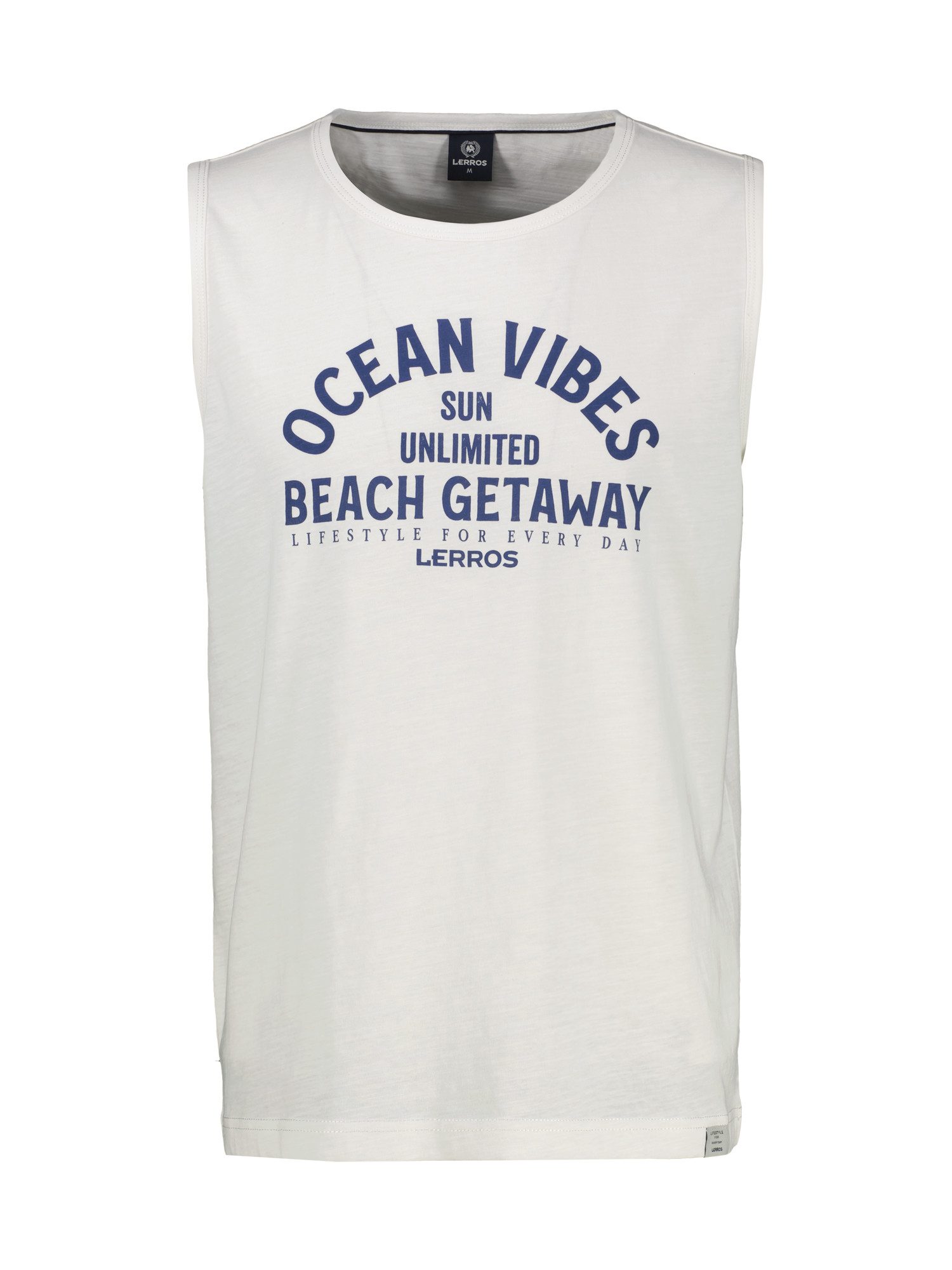 Lerros Muscle-shirt LERROS heren tanktop met borstprint