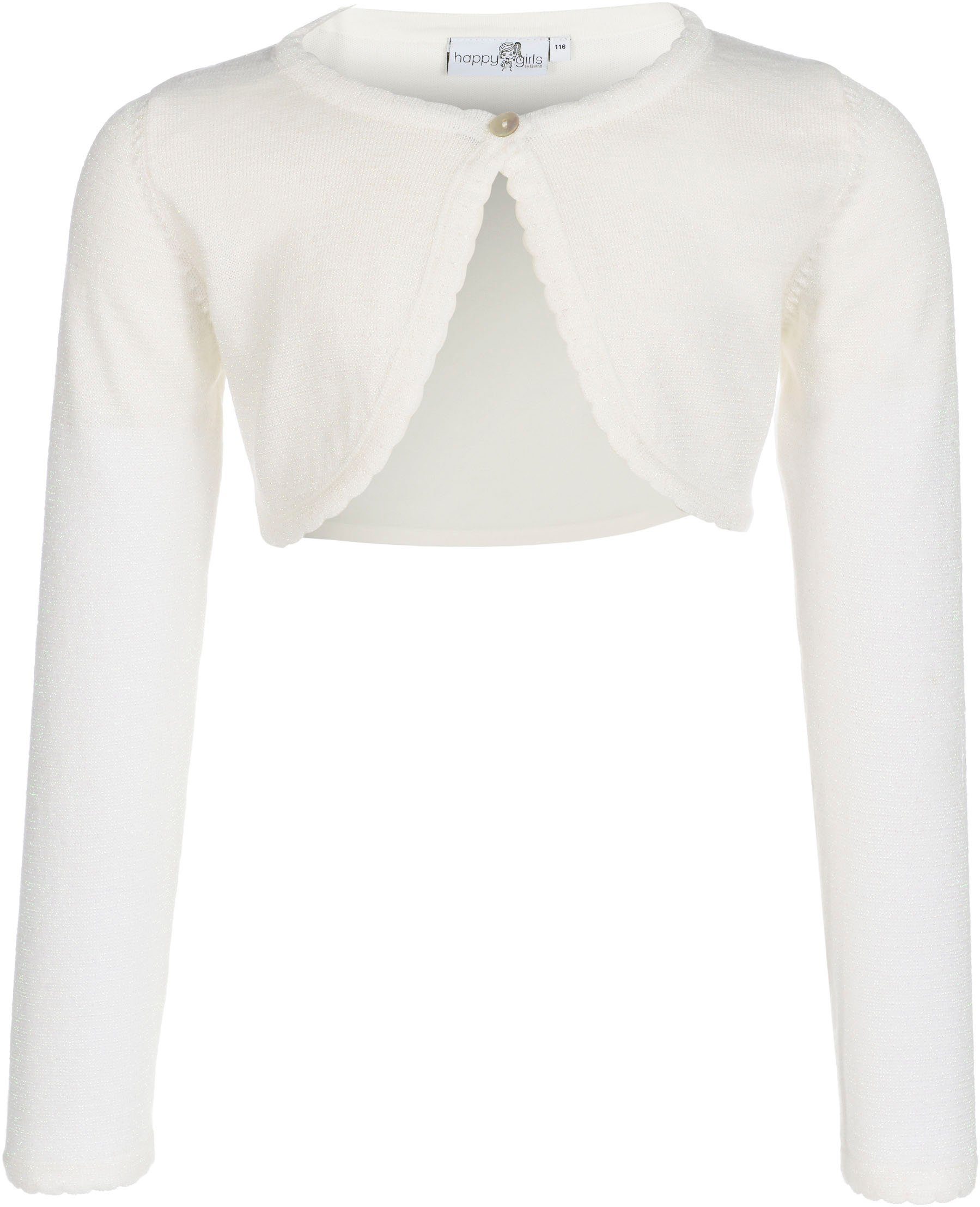 happy girls Cardigan Knitted cardigan with gl meisjes vesten maat 110 wit