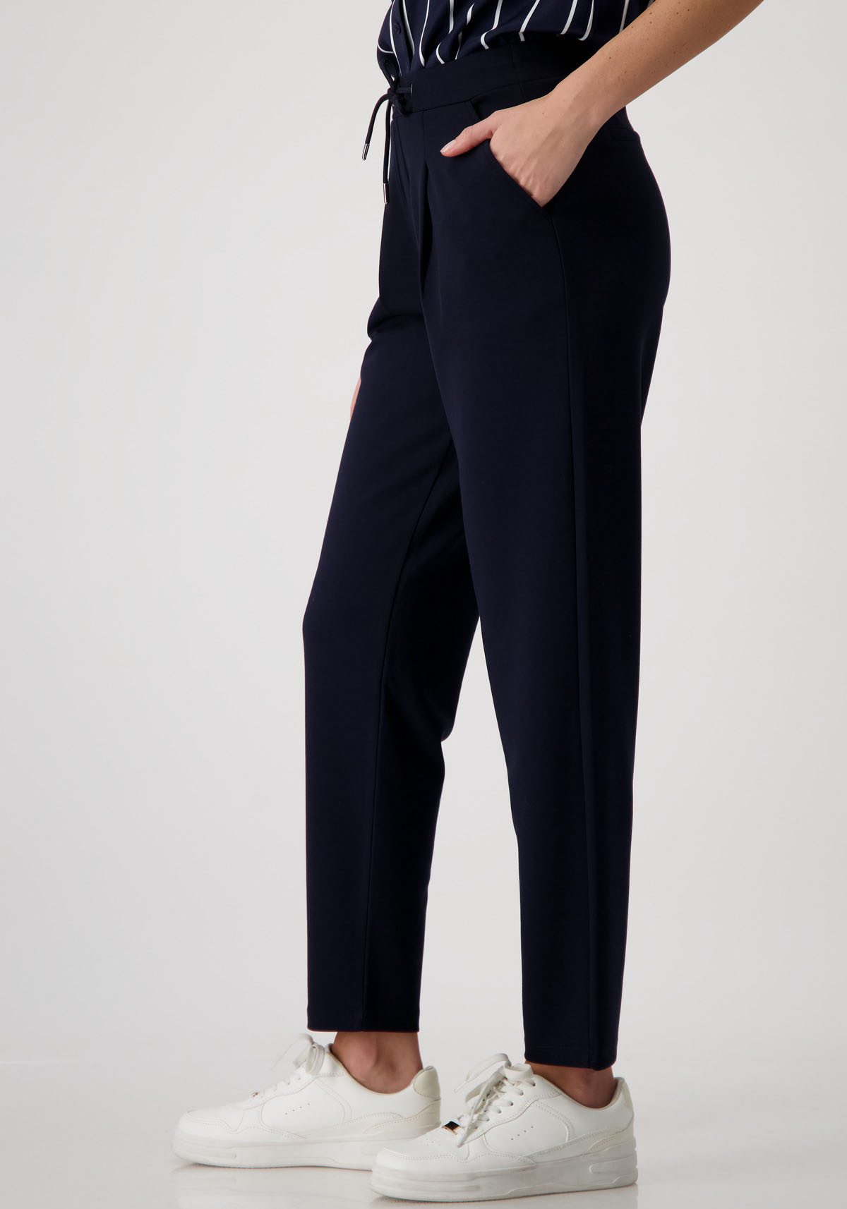 Monari Joggingbroek met koorddoorvoer