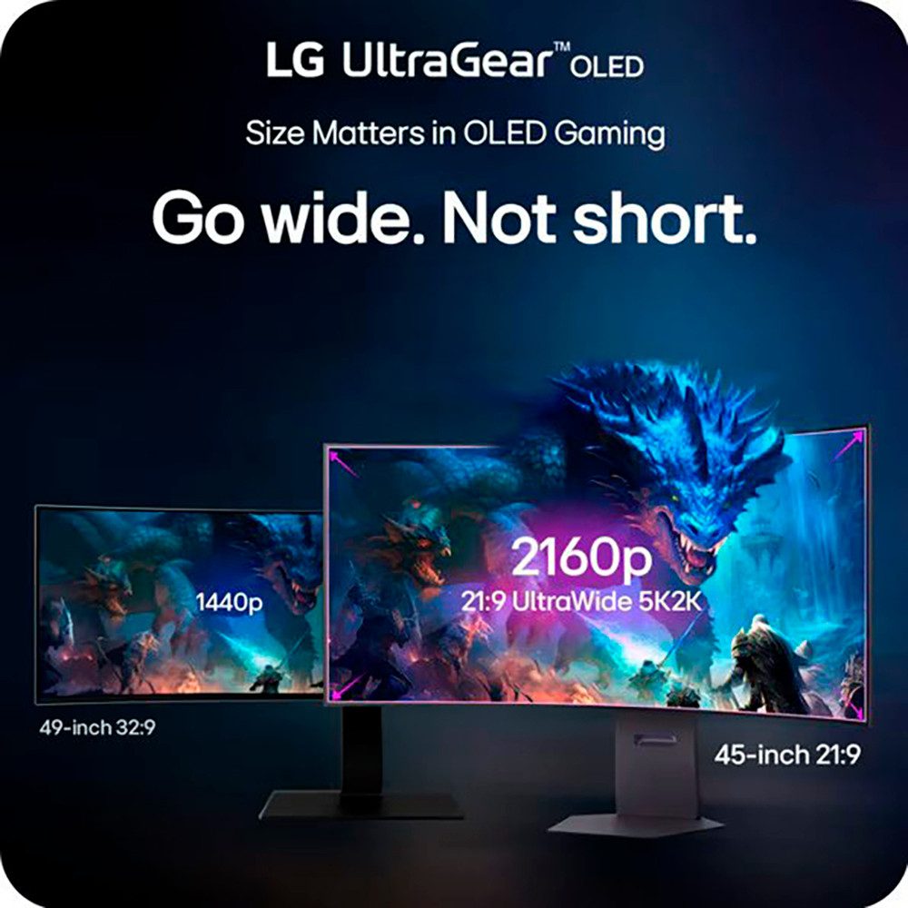 LG Curved OLED-gamemonitor 45GX950A, 113 cm / 45", 5K2K