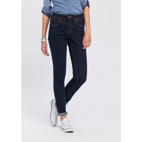 Arizona NU 20% KORTING:  Slim fit jeans Svenja - band met opzij elastische inzet High Waist