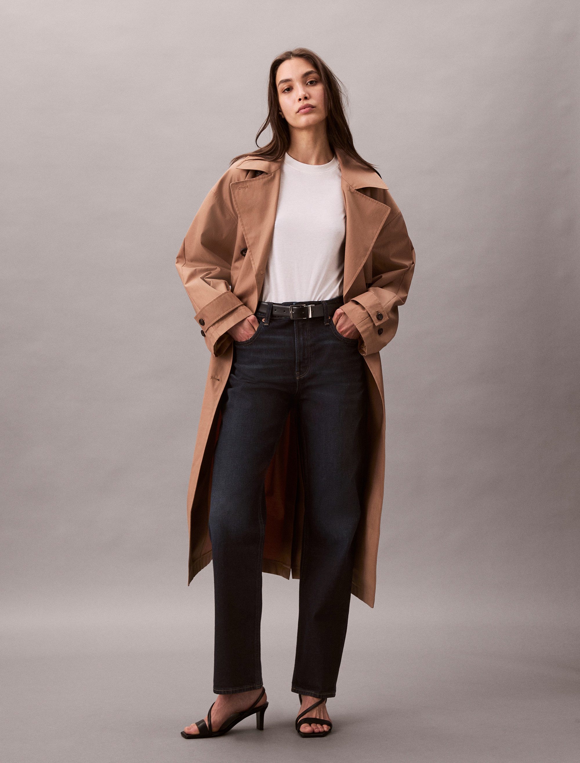 Calvin Klein Straight jeans HIGH RISE STRAIGHT OXBOW