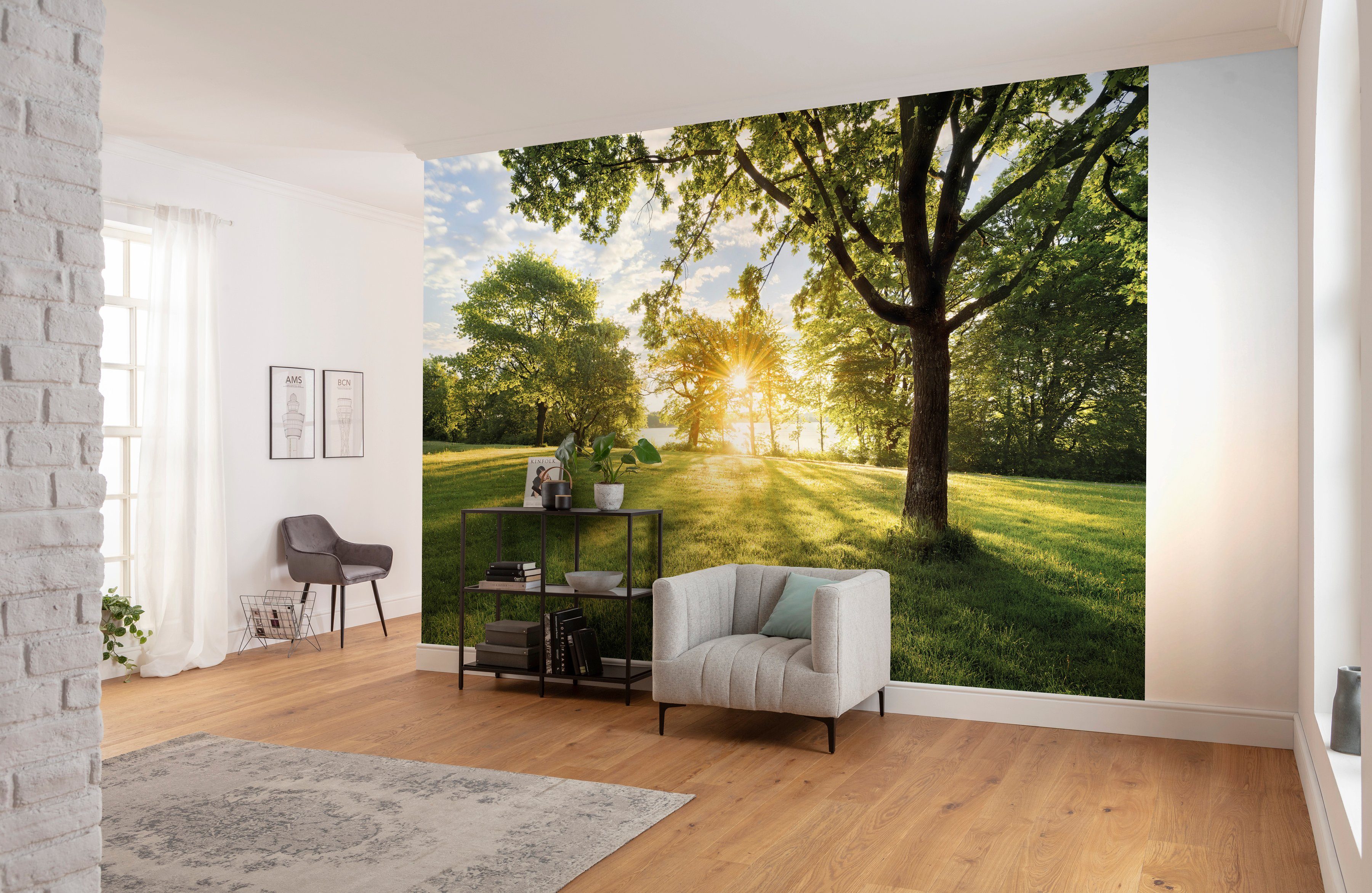 Komar Fotobehang Golden Moment - Afmeting 368 x 254 cm (set)