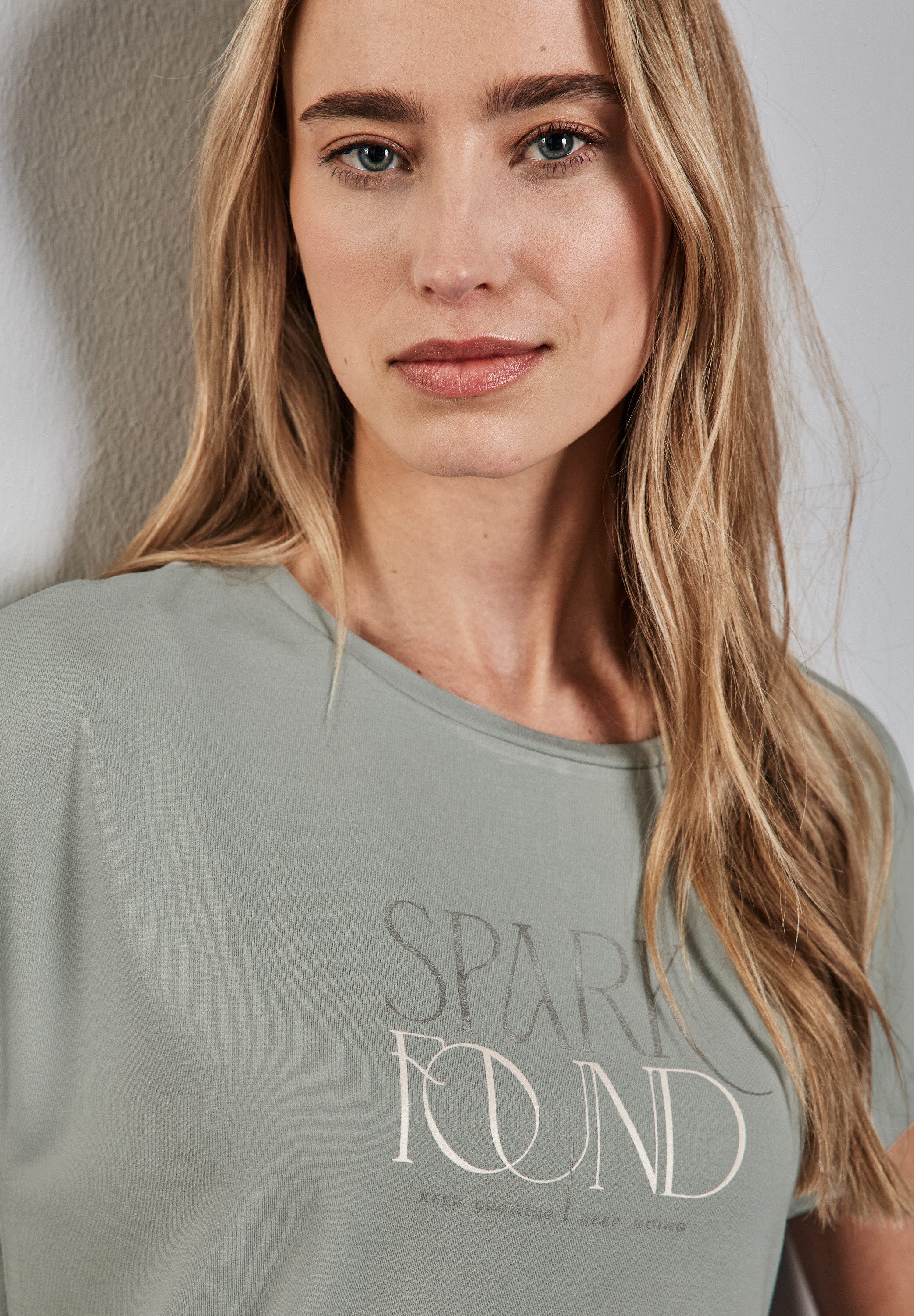 STREET ONE T-shirt met tekst