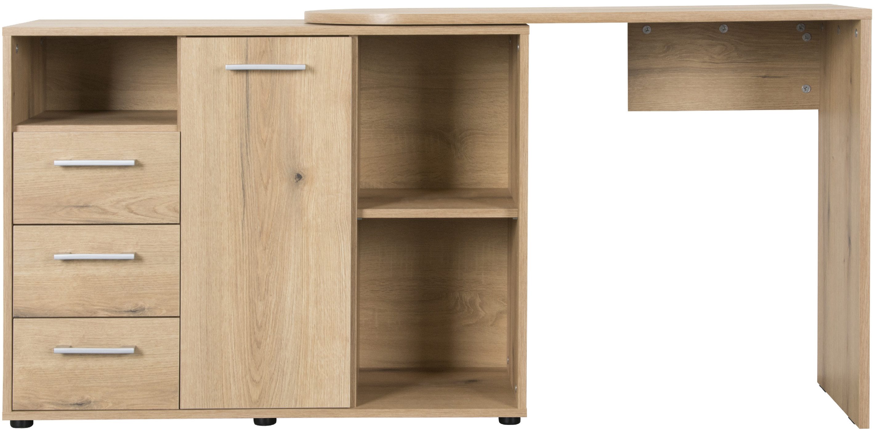 VOGL Möbelfabrik Bureau draaibaar tafelblad, ruimtebesparend, made in germany