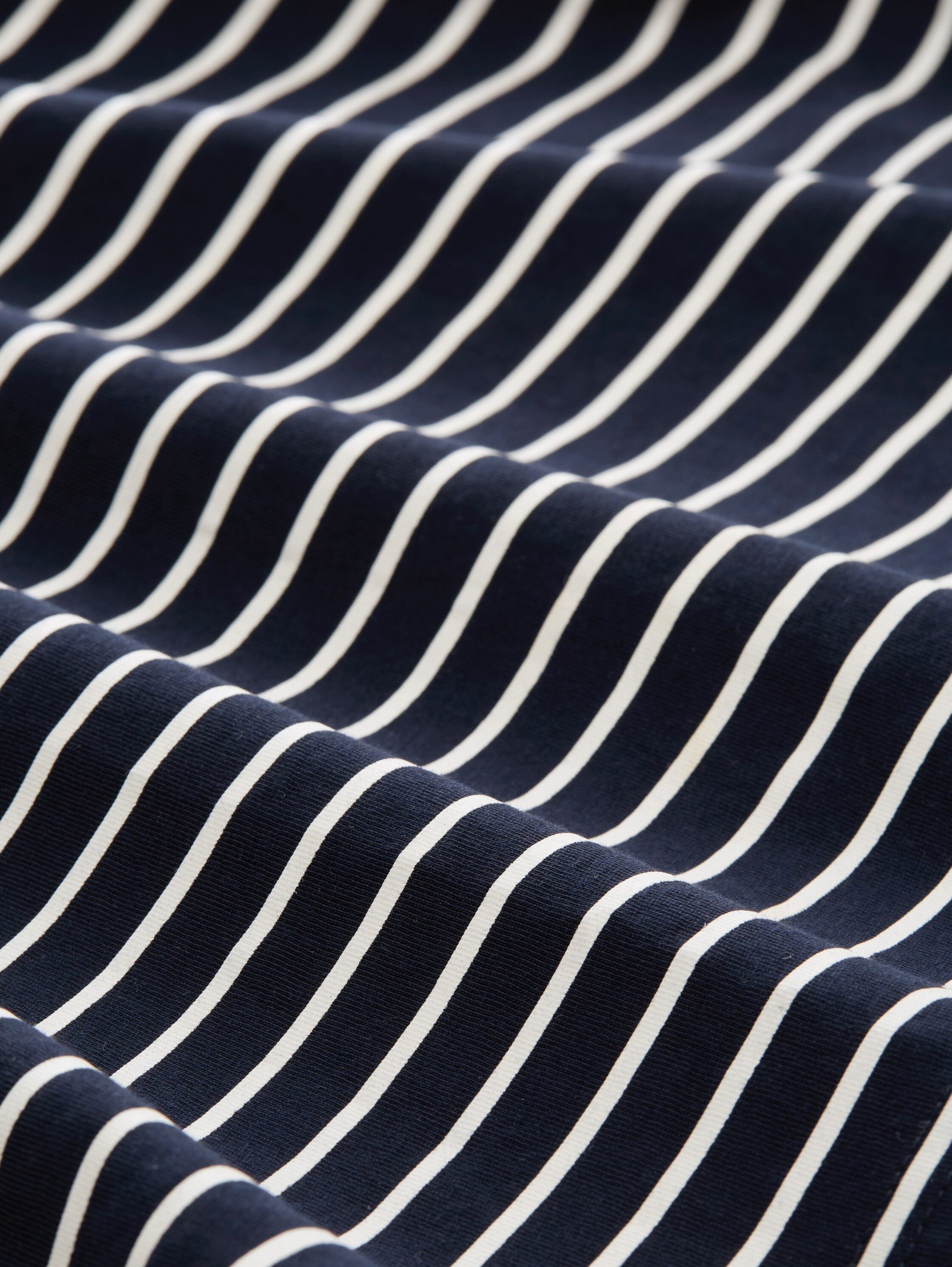Tom Tailor Shirt met print met strepen en logoprint (2-delig)