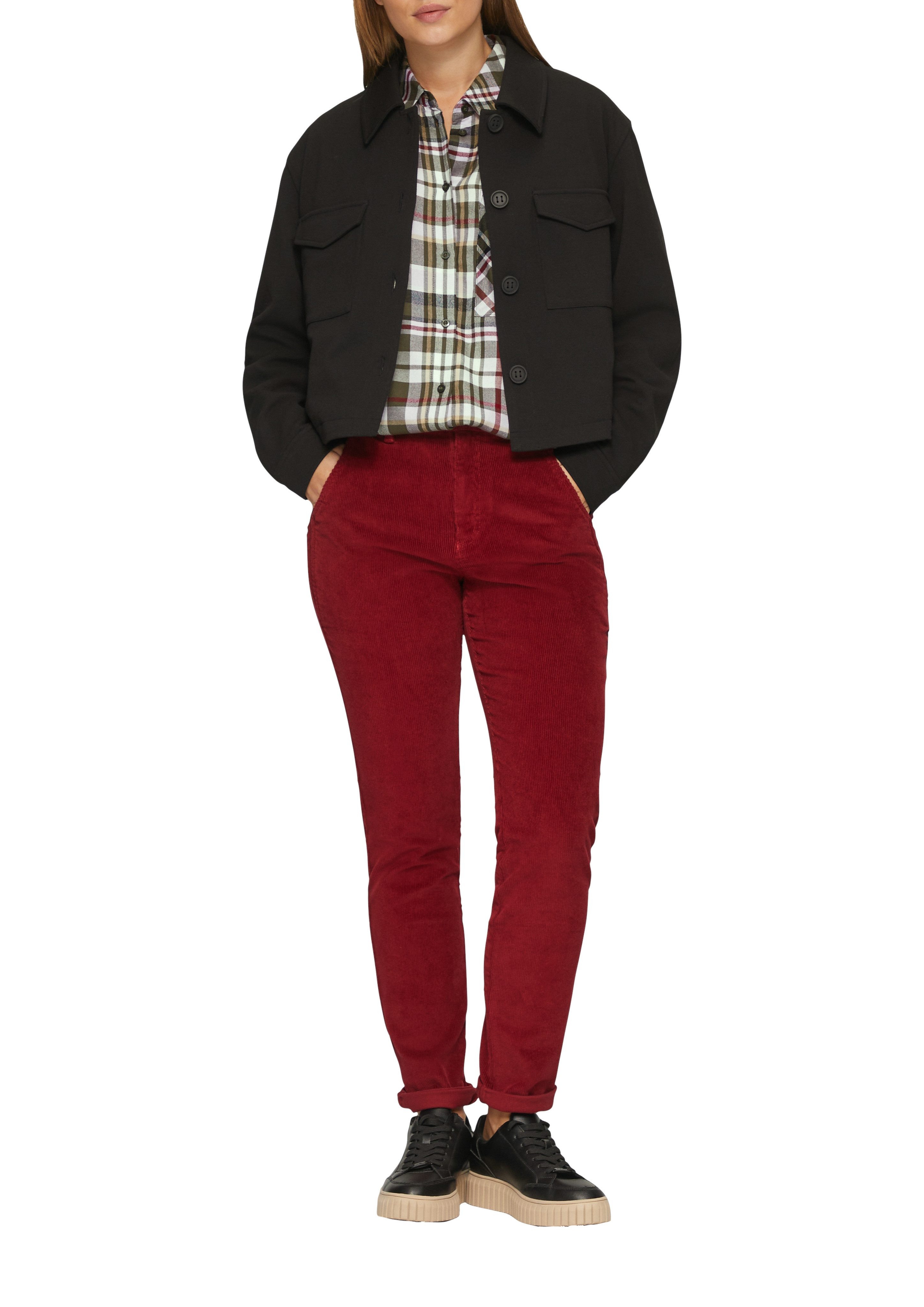 s.Oliver Overhemdblouse met ruitpatroon