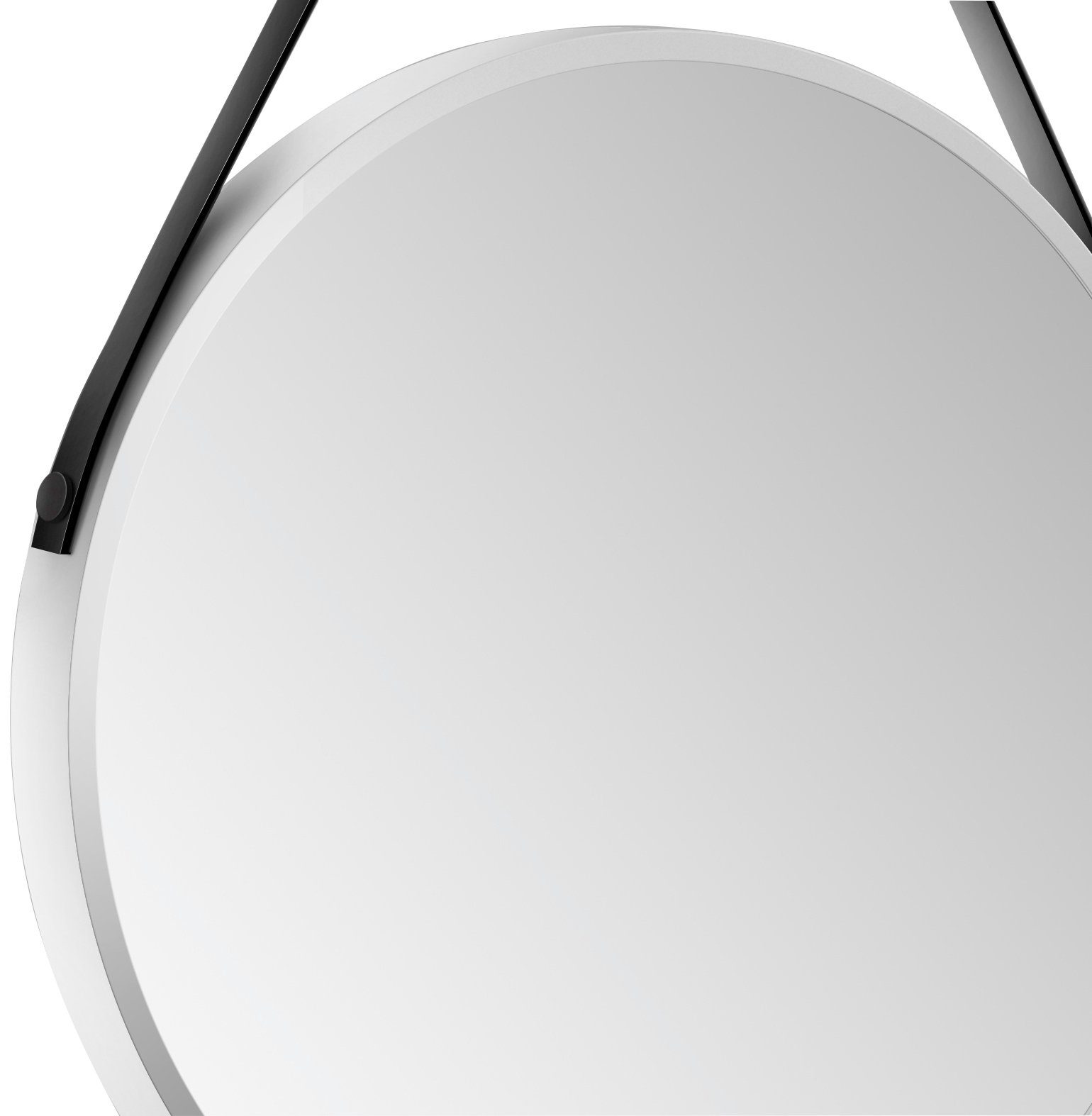Talos Wandspiegel decoratieve ronde spiegel met aluminiumframe, ø 50 cm