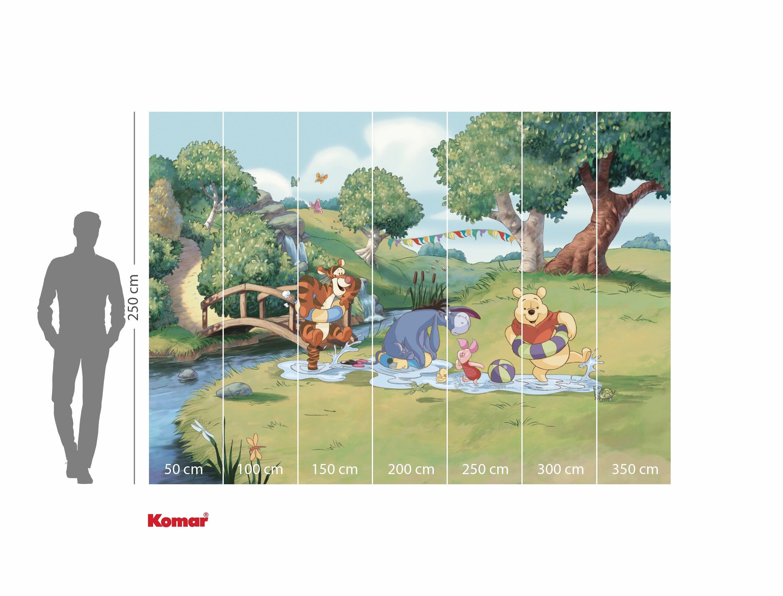 Komar Kinderbehang Disney Winnie the Pooh Friendship and Fun (1 stuk)