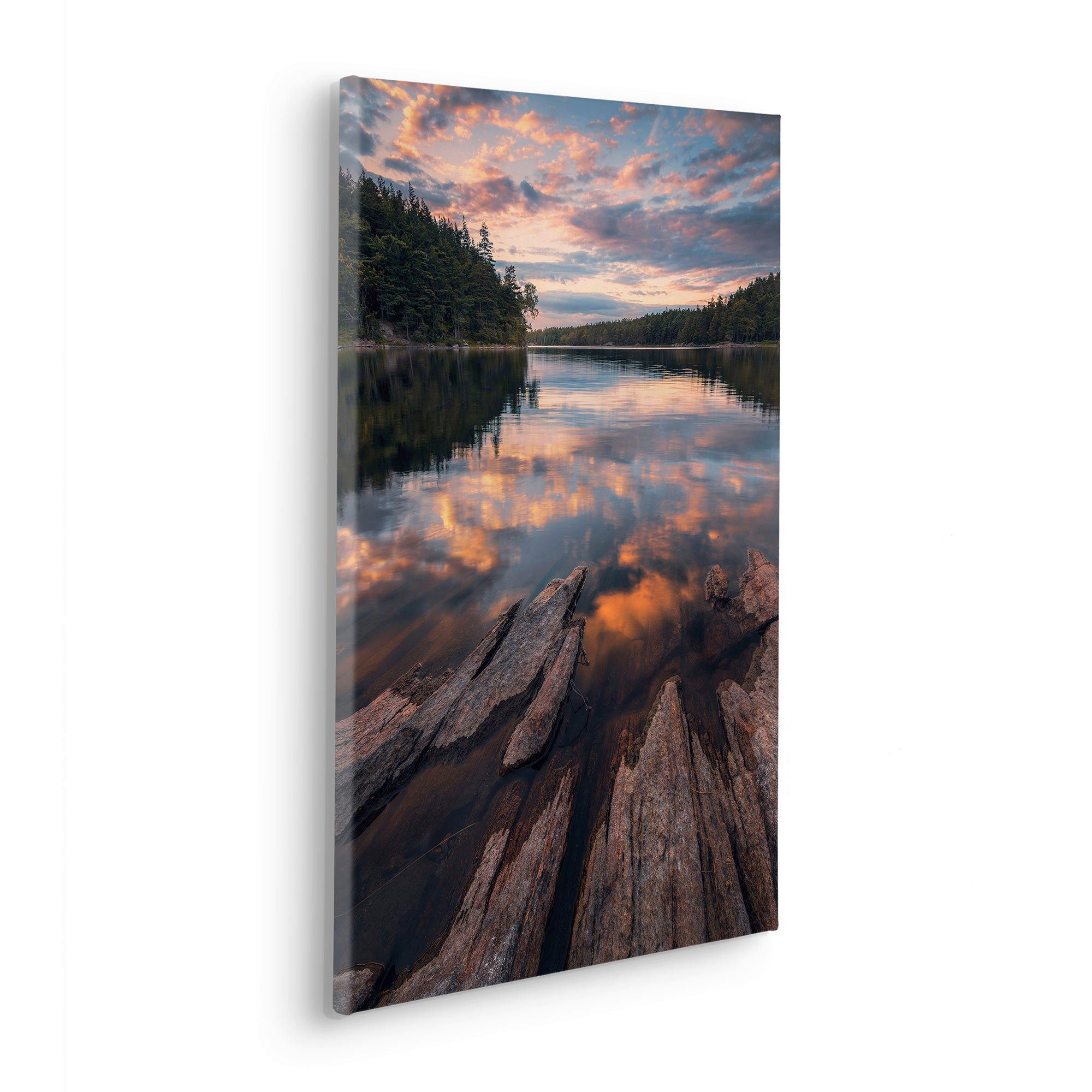 Komar Artprint op linnen Swedish Structures - Afmeting 40 x 60 cm (1 stuk)
