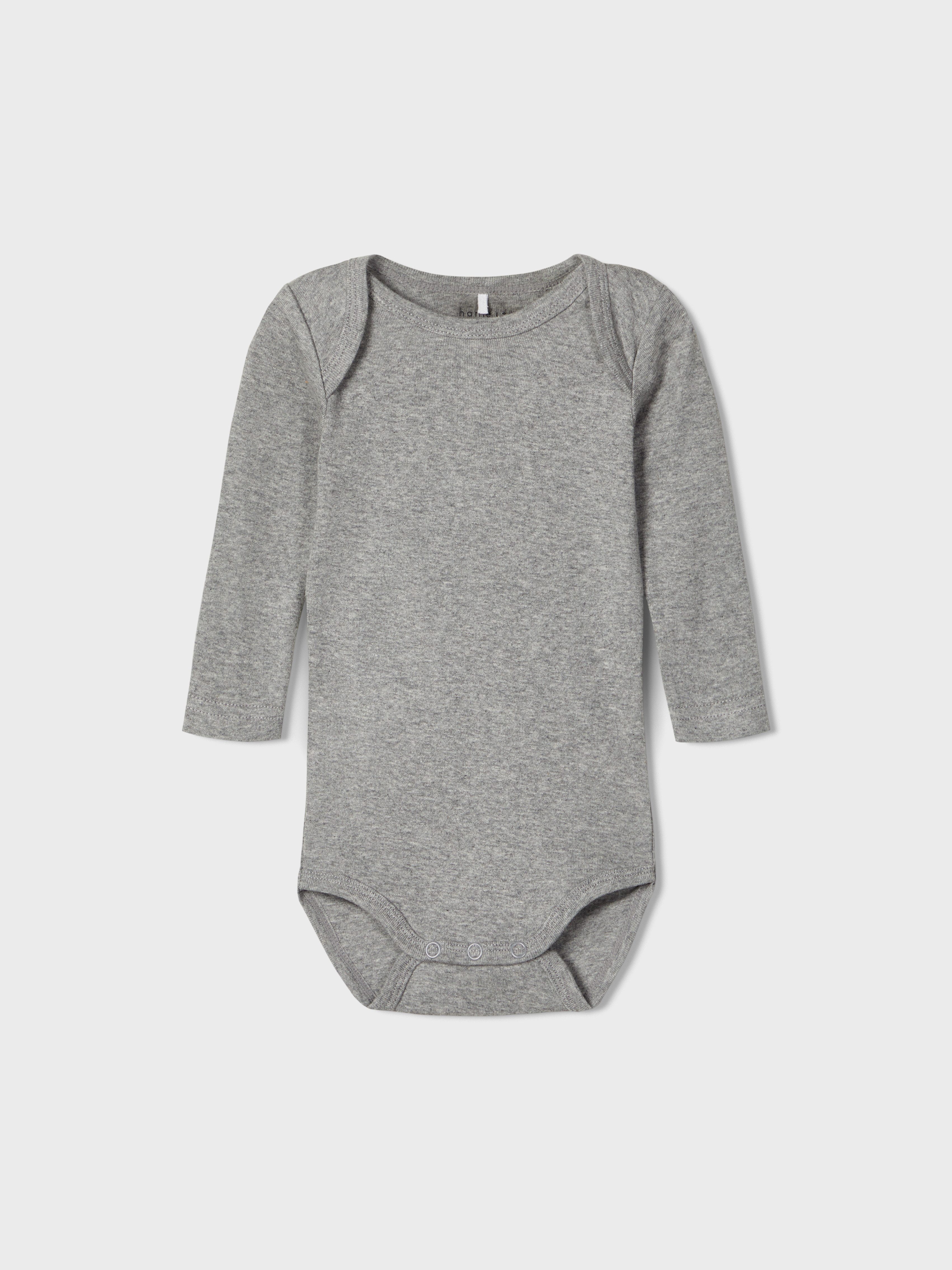 Name It Body NBNBODY 3P LS SOLID NOOS (set, 3-delig)