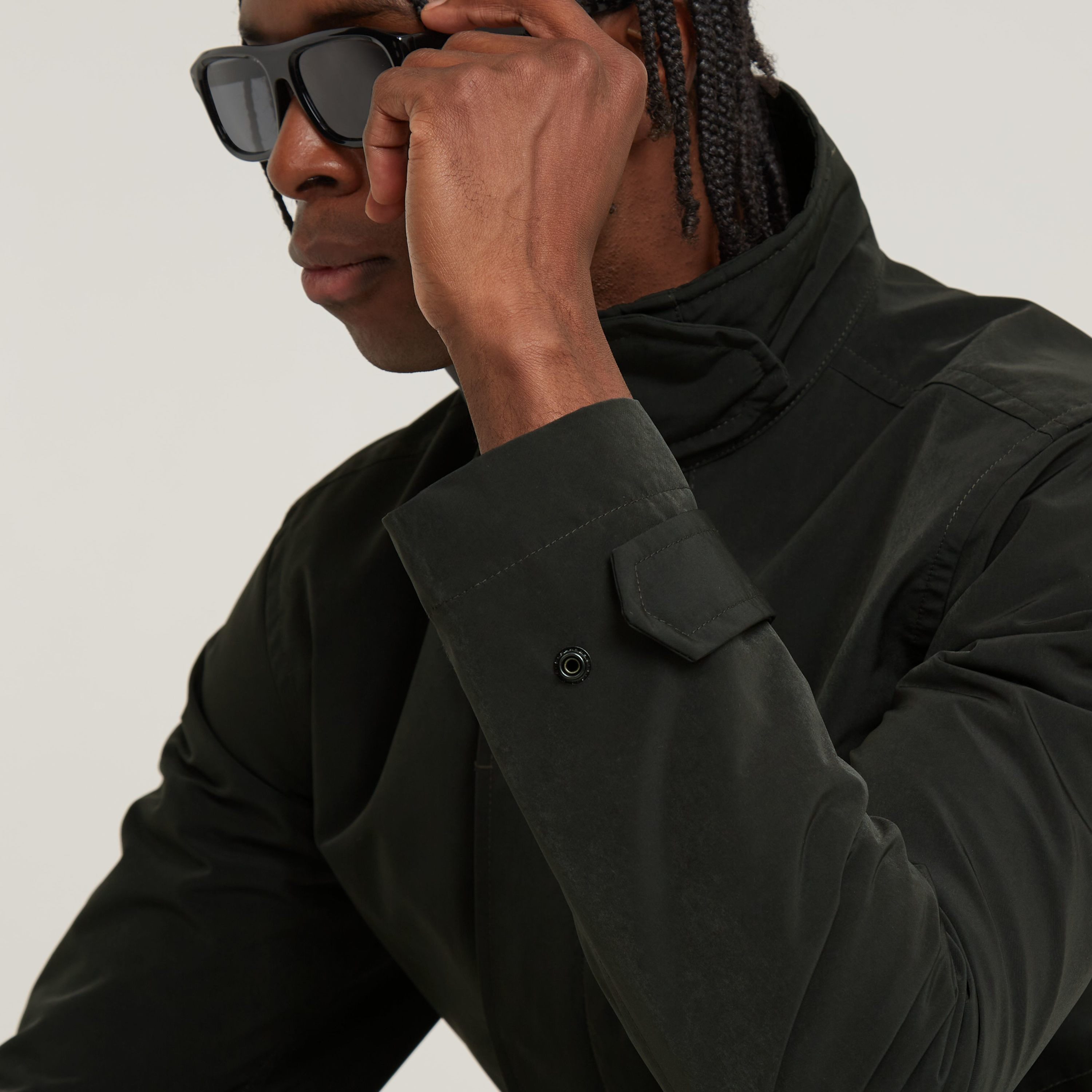 G-Star RAW Outdoorjack Garber Trench met verborgen knopen