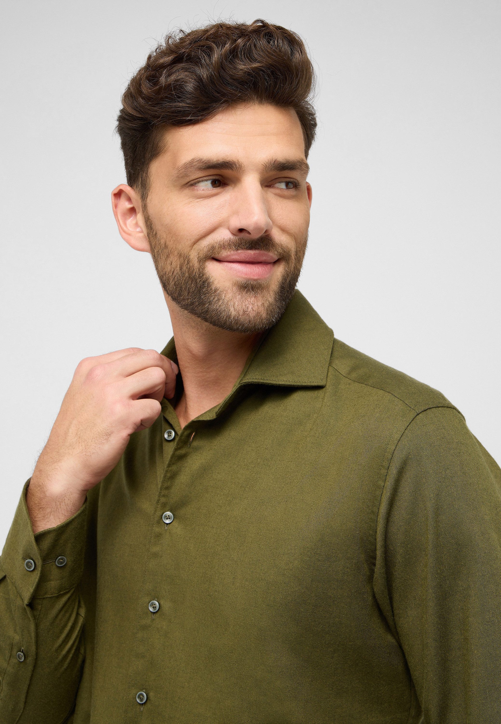 Eterna Overhemd met lange mouwen MODERN FIT EASY IRON (gemakkelijk te strijken)
