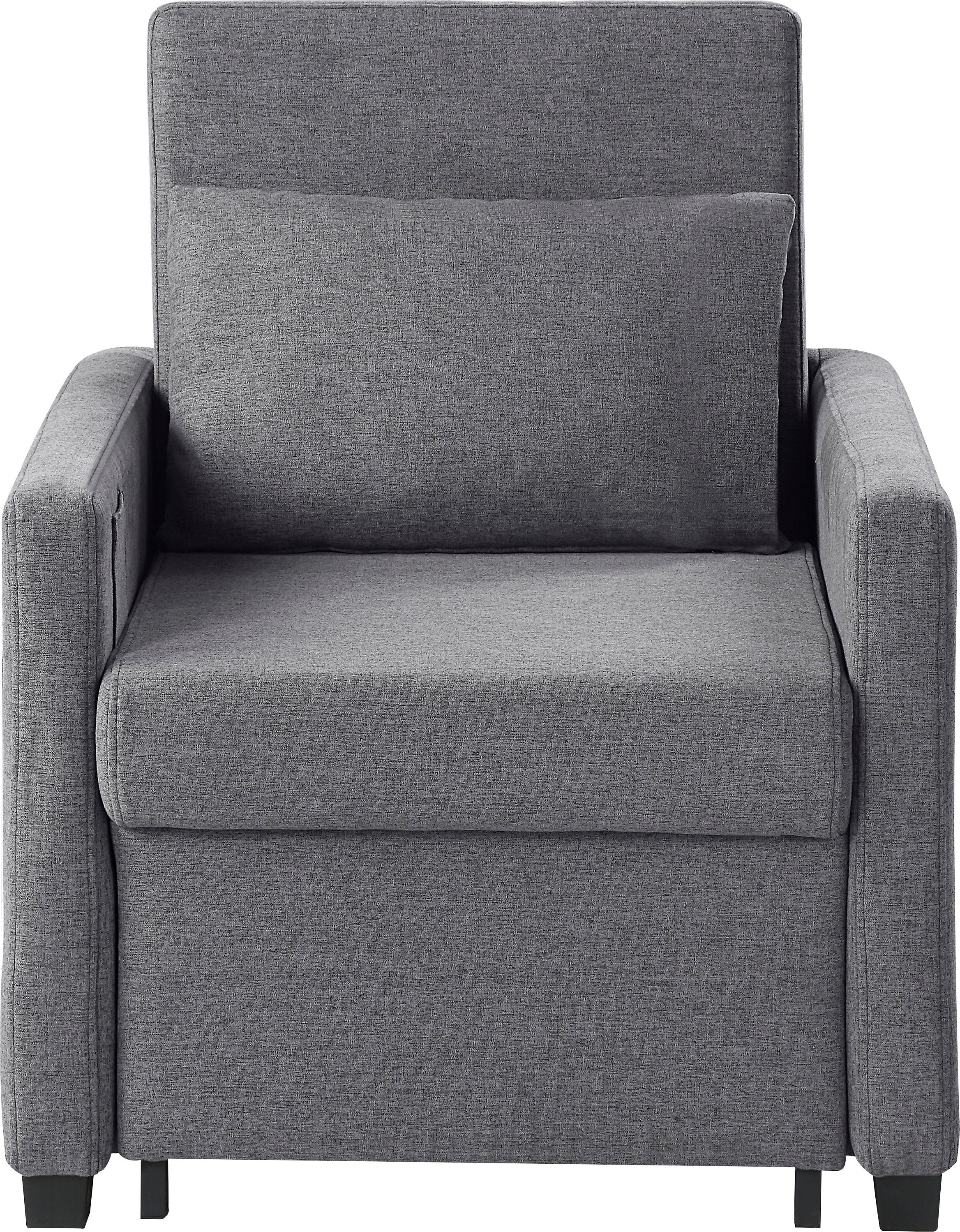 ATLANTIC home collection Relaxfauteuil Jerry met slaapfunctie, als logeerbed en inclusief kussens