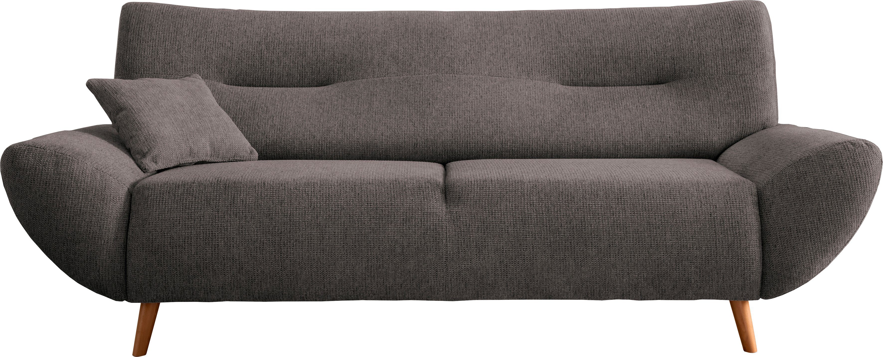 INOSIGN Zithoek Drago, modern en tijdloos, actuele vormtaal, comfortabel leverbaar als fauteuil/hoekbank, diverse stoffen, incl. 2 sierkussens (set, 2-delig)